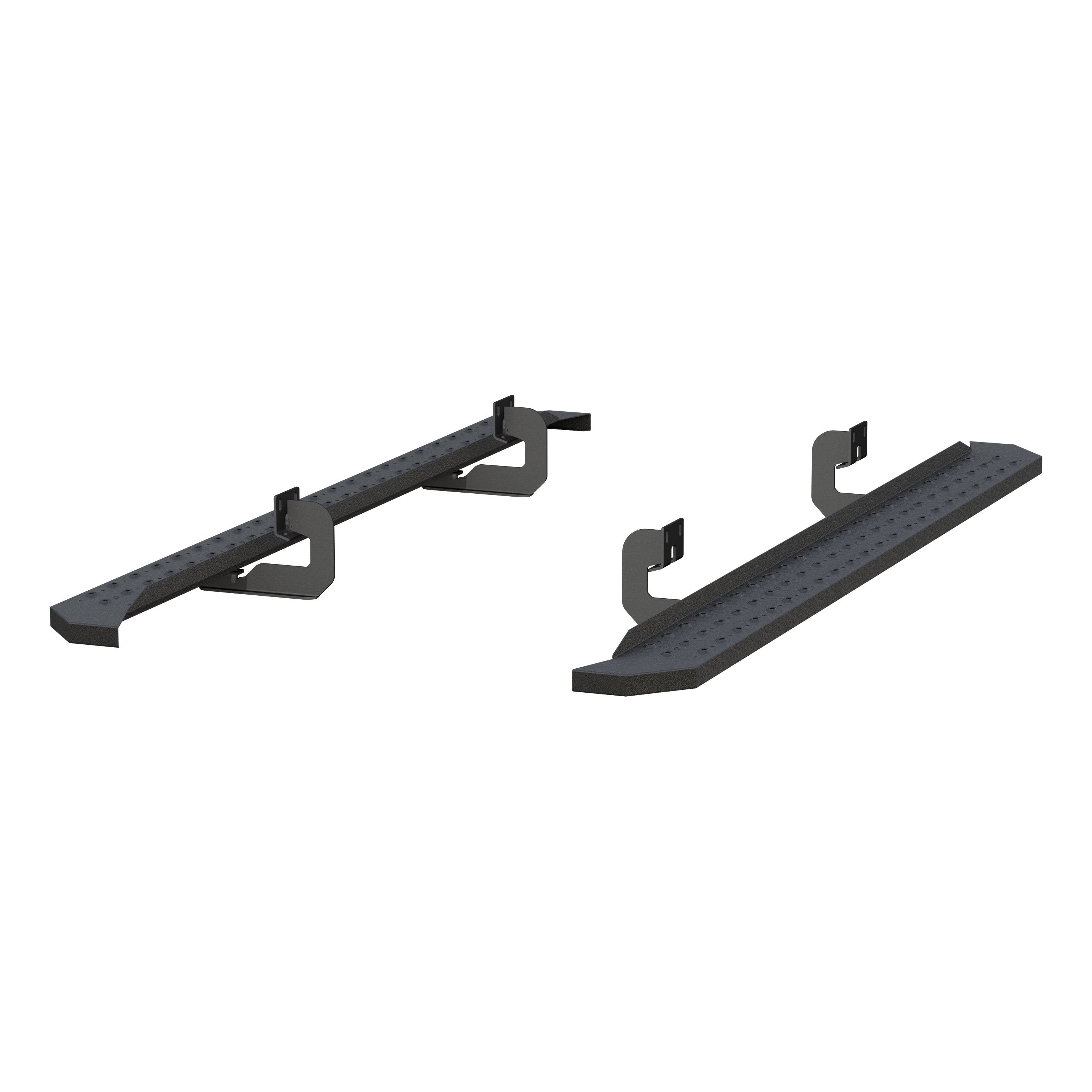 ARIES RidgeStep 6-1/2" x 91" Black Steel Running Boards, 2009-2014 Ford F-150