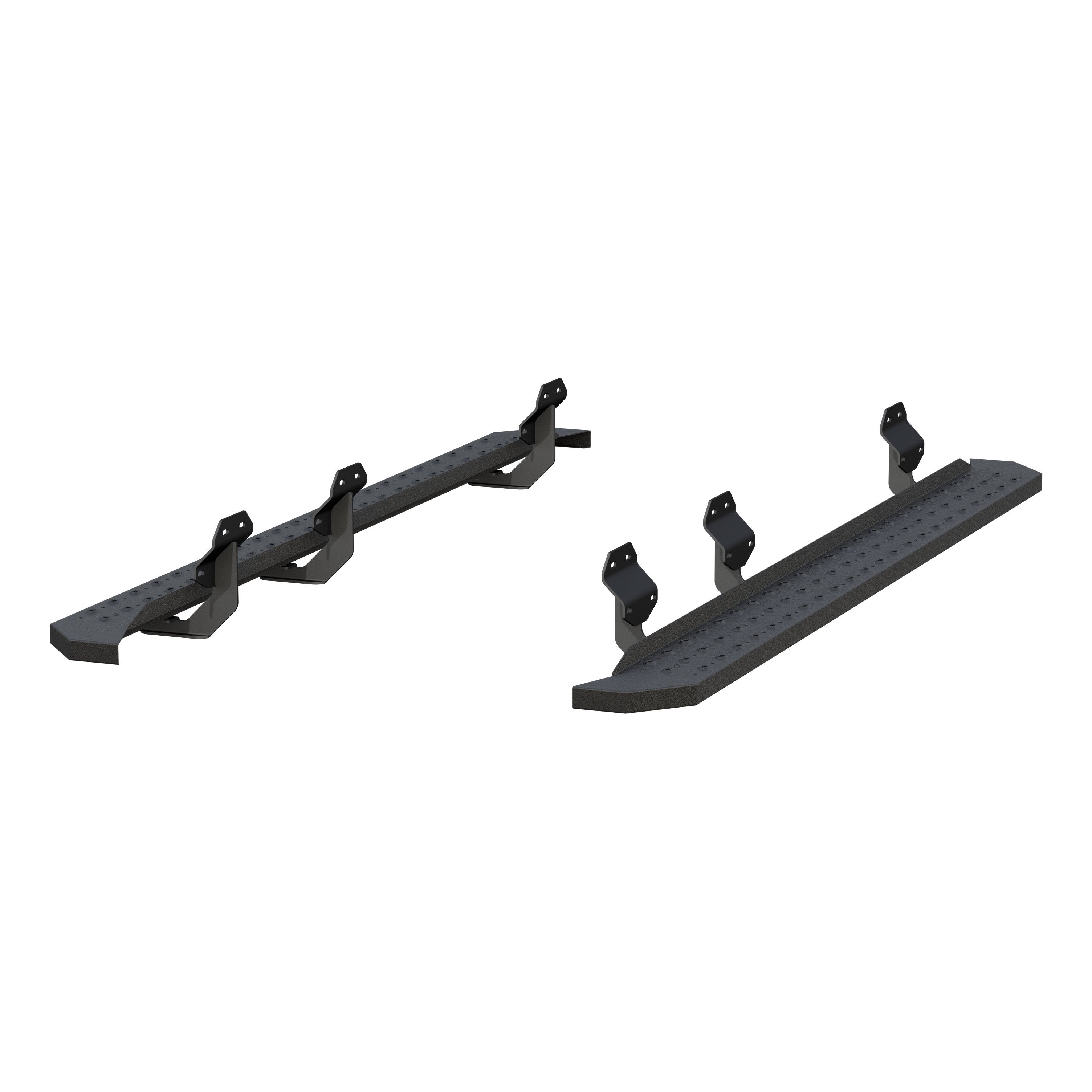 ARIES RidgeStep 6-1/2" x 91" Black Steel Running Boards, 2015-2026 Ford F-150, 2017-2026 Ford F-250/F-350/F-450/F-550 Super Duty, 2022-2025 Ford F-150 Lightning