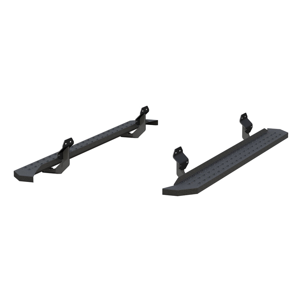 ARIES RidgeStep 6-1/2" x 85" Black Steel Running Boards, 2015-2026 Ford F-150, 2017-2026 Ford F-250/F-350/F-450/F-550 Super Duty