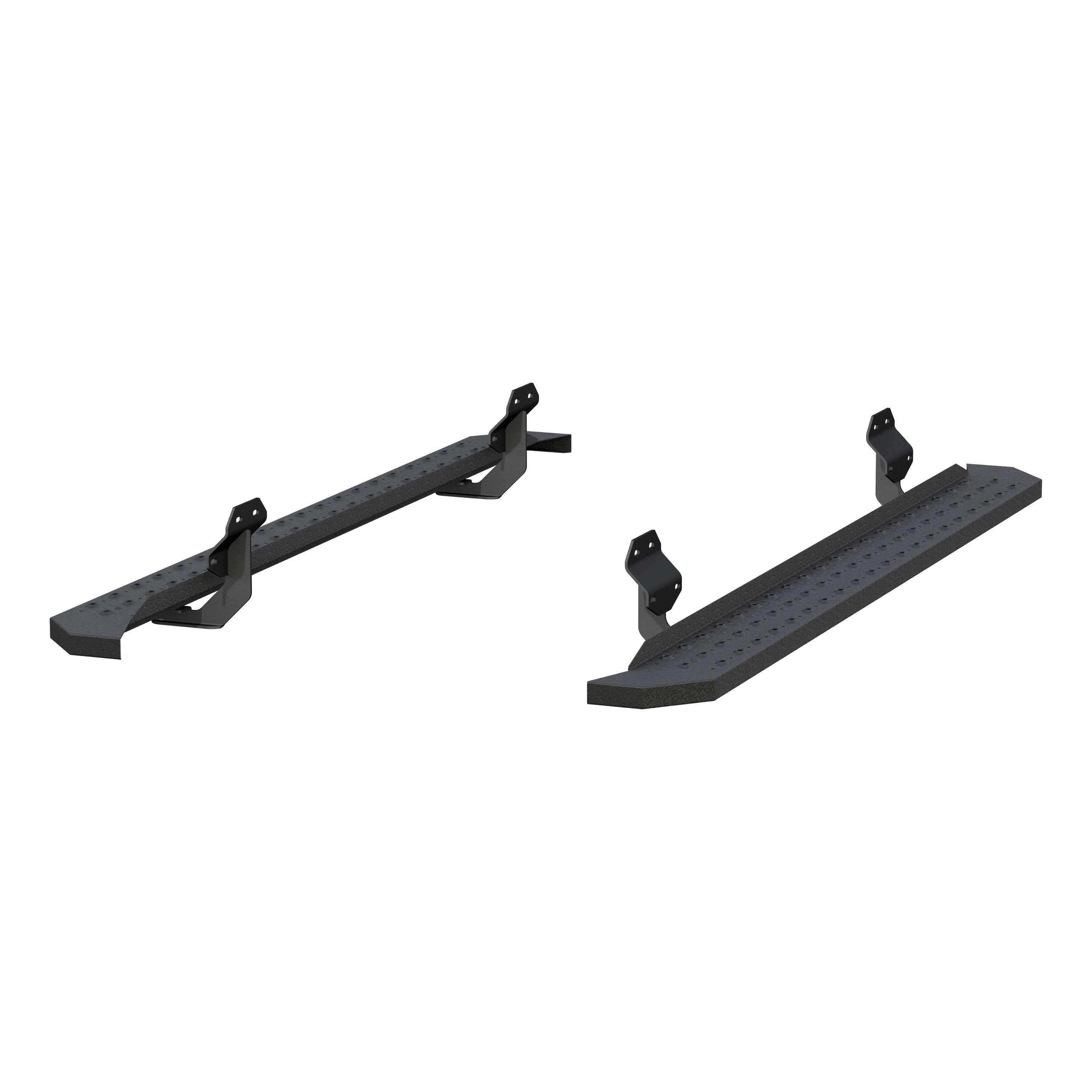 ARIES RidgeStep 6-1/2" x 85" Black Steel Running Boards, 2015-2026 Ford F-150, 2017-2026 Ford F-250/F-350/F-450/F-550 Super Duty