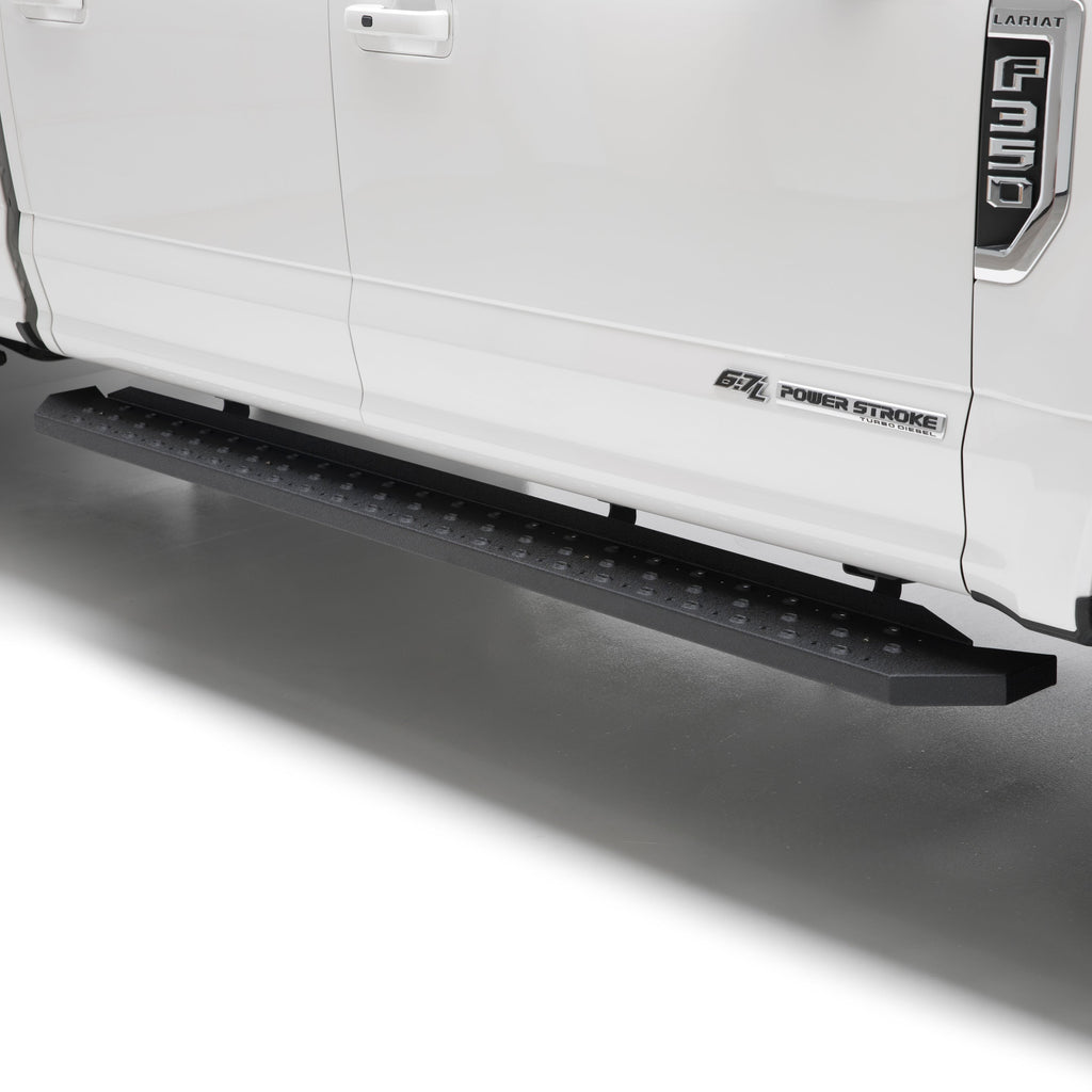 ARIES RidgeStep 6-1/2" x 85" Black Steel Running Boards, 2015-2026 Ford F-150, 2017-2026 Ford F-250/F-350/F-450/F-550 Super Duty