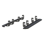 ARIES RidgeStep 6-1/2" x 91" Black Steel Running Boards, 2019-2026 Chevy/GMC Silverado/Sierra 1500, 2020-2026 Chevy/GMC Silverado/Sierra 2500HD/3500HD