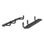 ARIES RidgeStep 6-1/2" x 85" Black Steel Running Boards, 2016-2024 Nissan TITAN XD, 2017-2024 Nissan TITAN