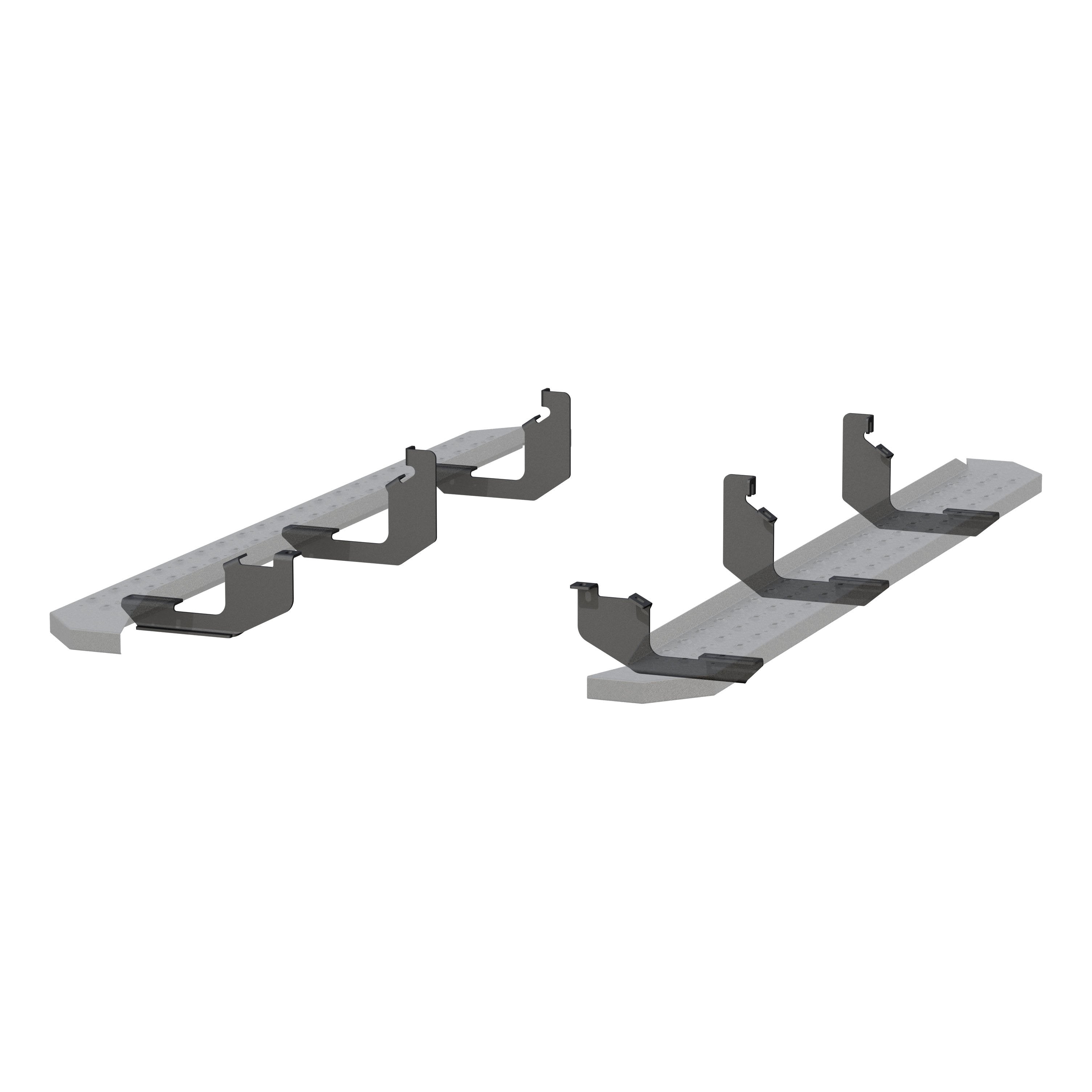 ARIES RidgeStep 6-1/2" x 85" Black Steel Running Boards, 2019-2026 Ford Ranger