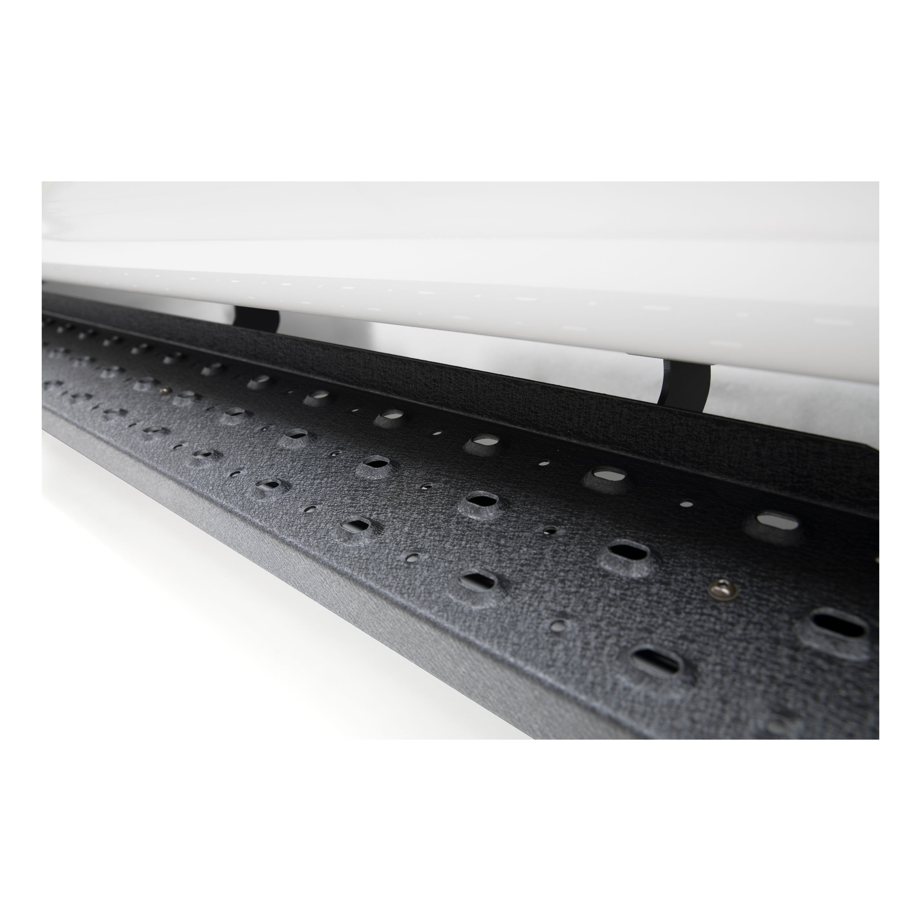 ARIES RidgeStep 6-1/2" x 85" Black Steel Running Boards, 2019-2026 Ford Ranger