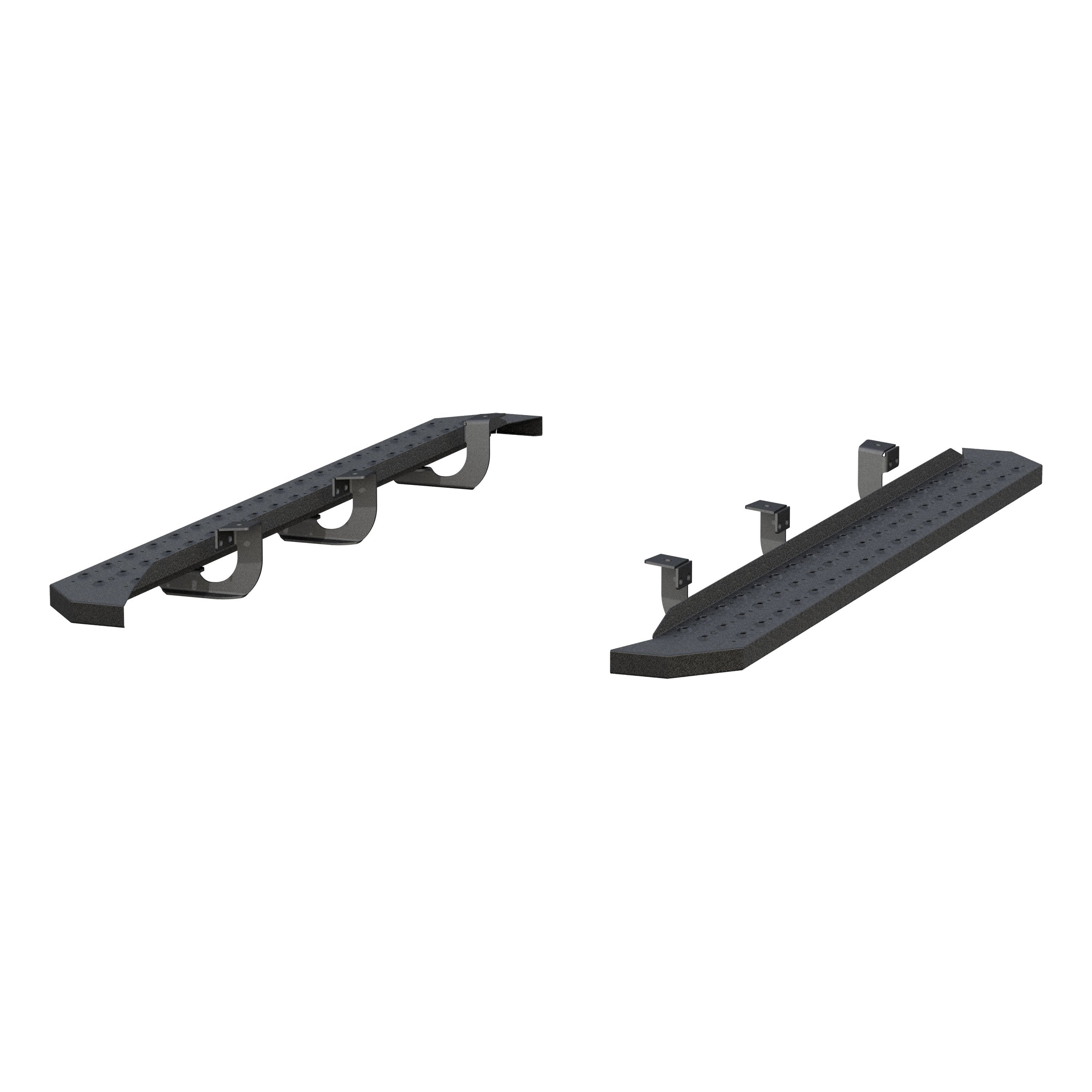 ARIES RidgeStep 6-1/2" x 75" Black Steel Running Boards, 2020-2026 Ford Explorer