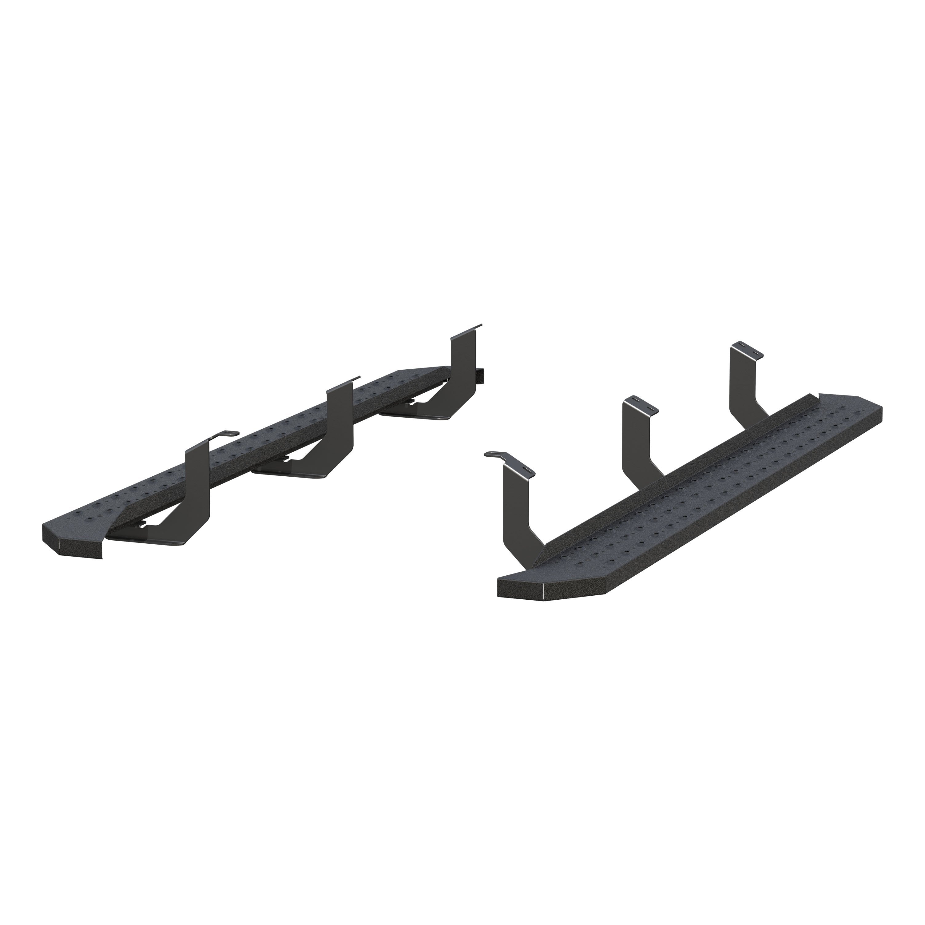 ARIES RidgeStep 6-1/2" x 85" Black Steel Running Boards, 2022-2026 Toyota Tundra
