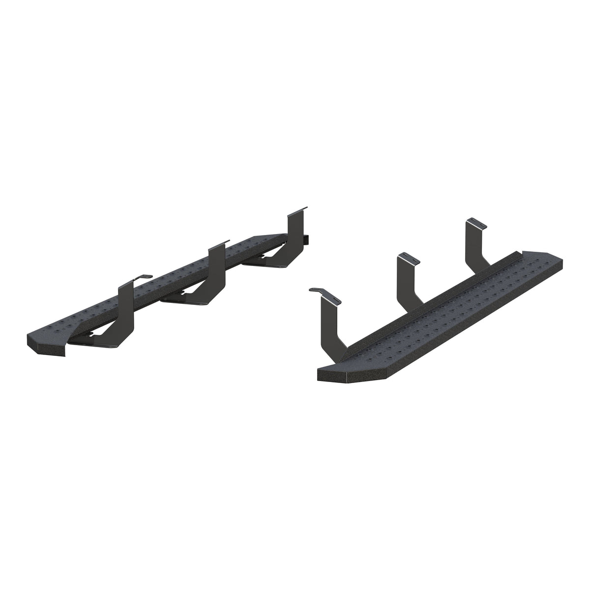 ARIES RidgeStep 6-1/2" x 85" Black Steel Running Boards, 2022-2026 Toyota Tundra
