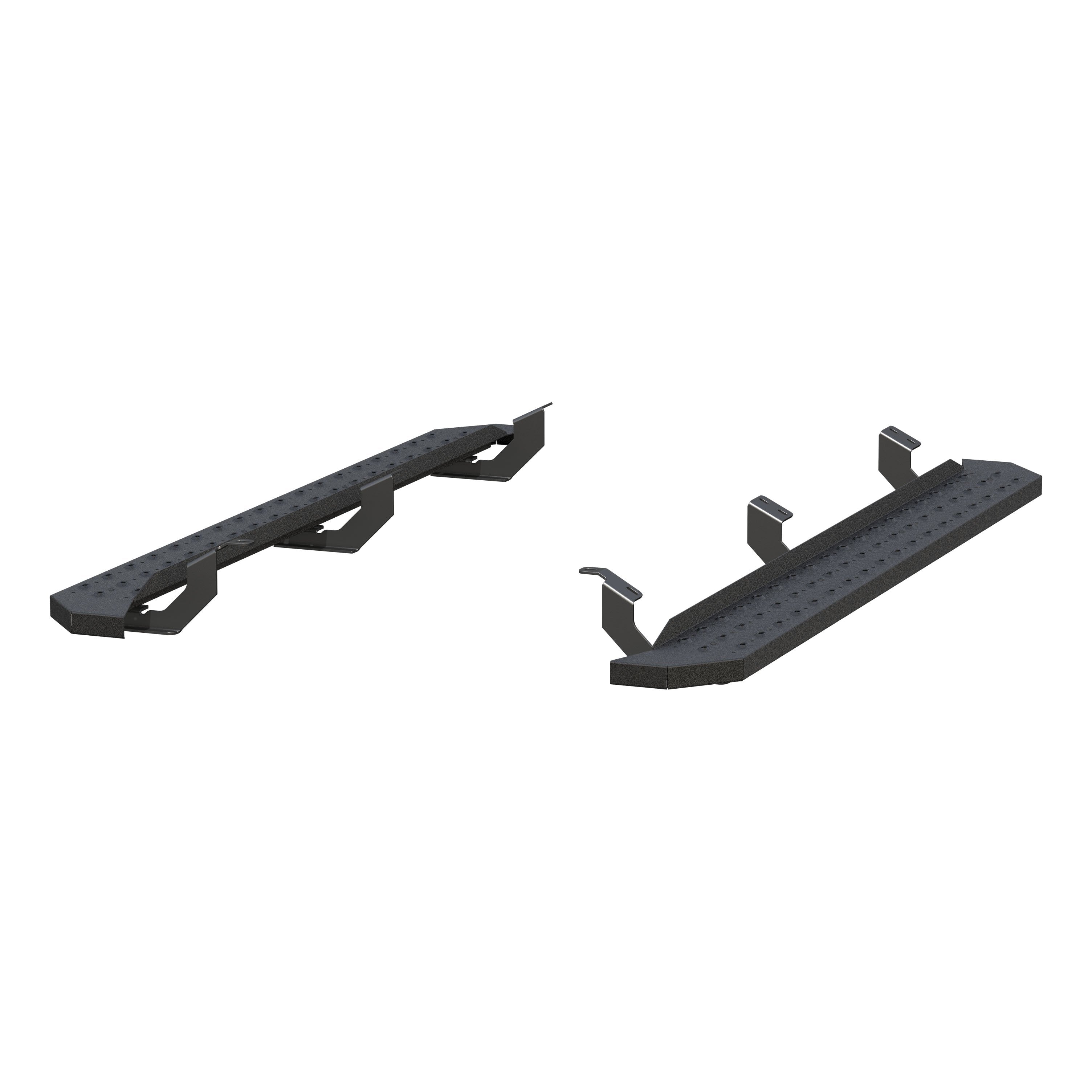 ARIES RidgeStep 6-1/2" x 75" Black Steel Running Boards, 2024-2026 Toyota Tacoma