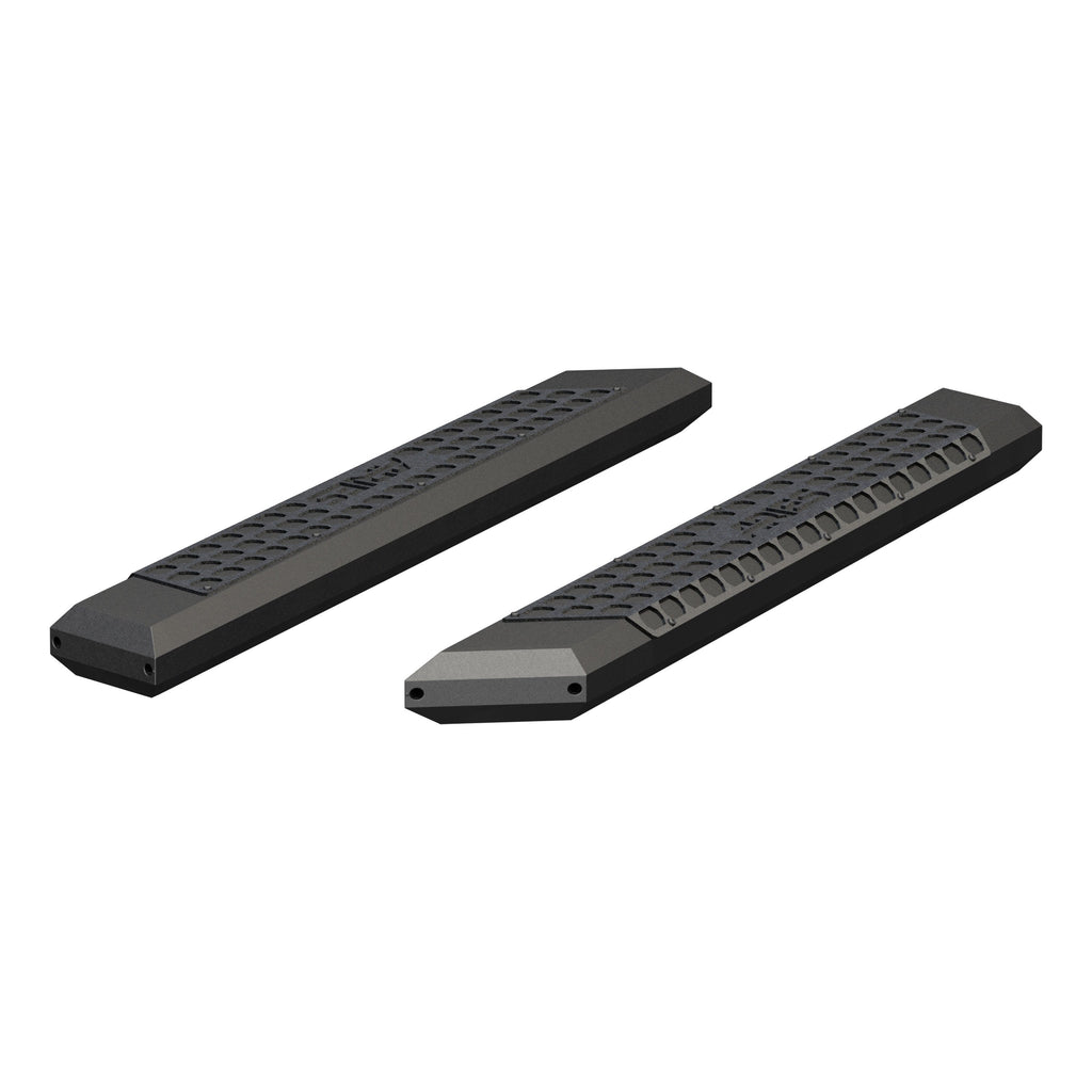 ARIES AdvantEDGE 5-1/2" x 53" Black Aluminum Side Bars (No Brackets), 1999-2026 Ford F-250/F-350 Super Duty, 2007-2017 Toyota Tundra, 2009-2026 Ford F-150 & more