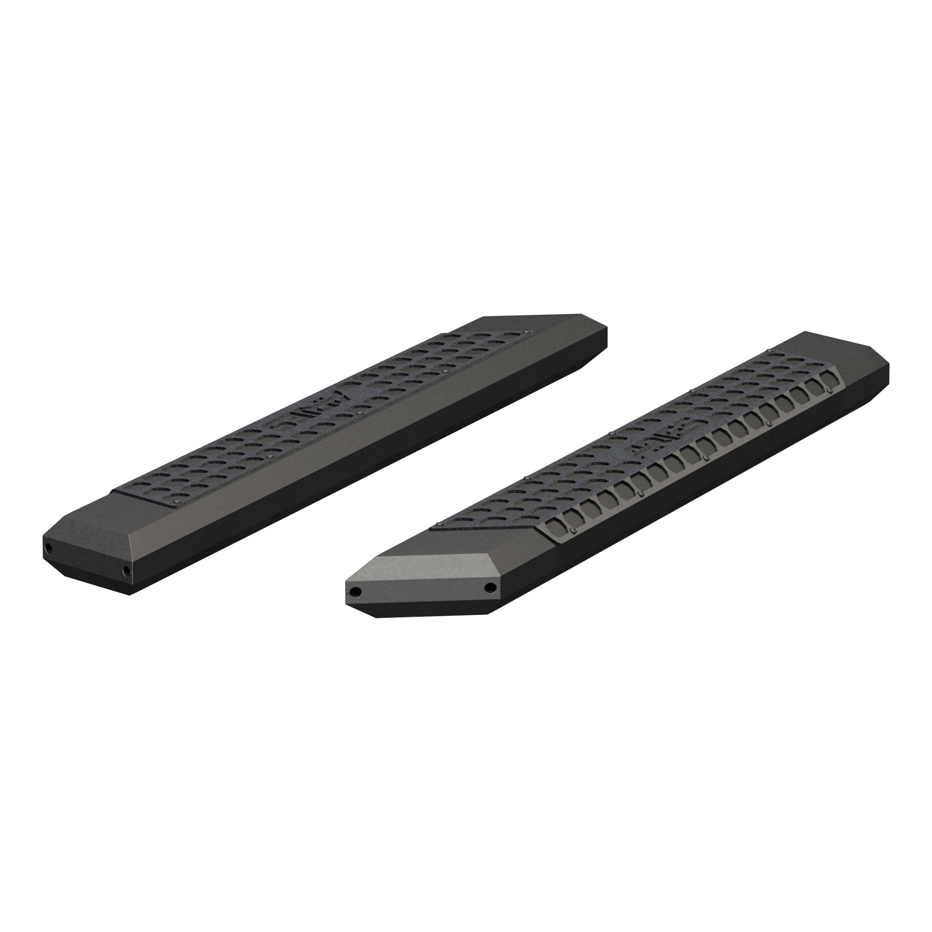 ARIES AdvantEDGE 5-1/2" x 53" Black Aluminum Side Bars (No Brackets), 1999-2026 Ford F-250/F-350 Super Duty, 2007-2017 Toyota Tundra, 2009-2026 Ford F-150 & more