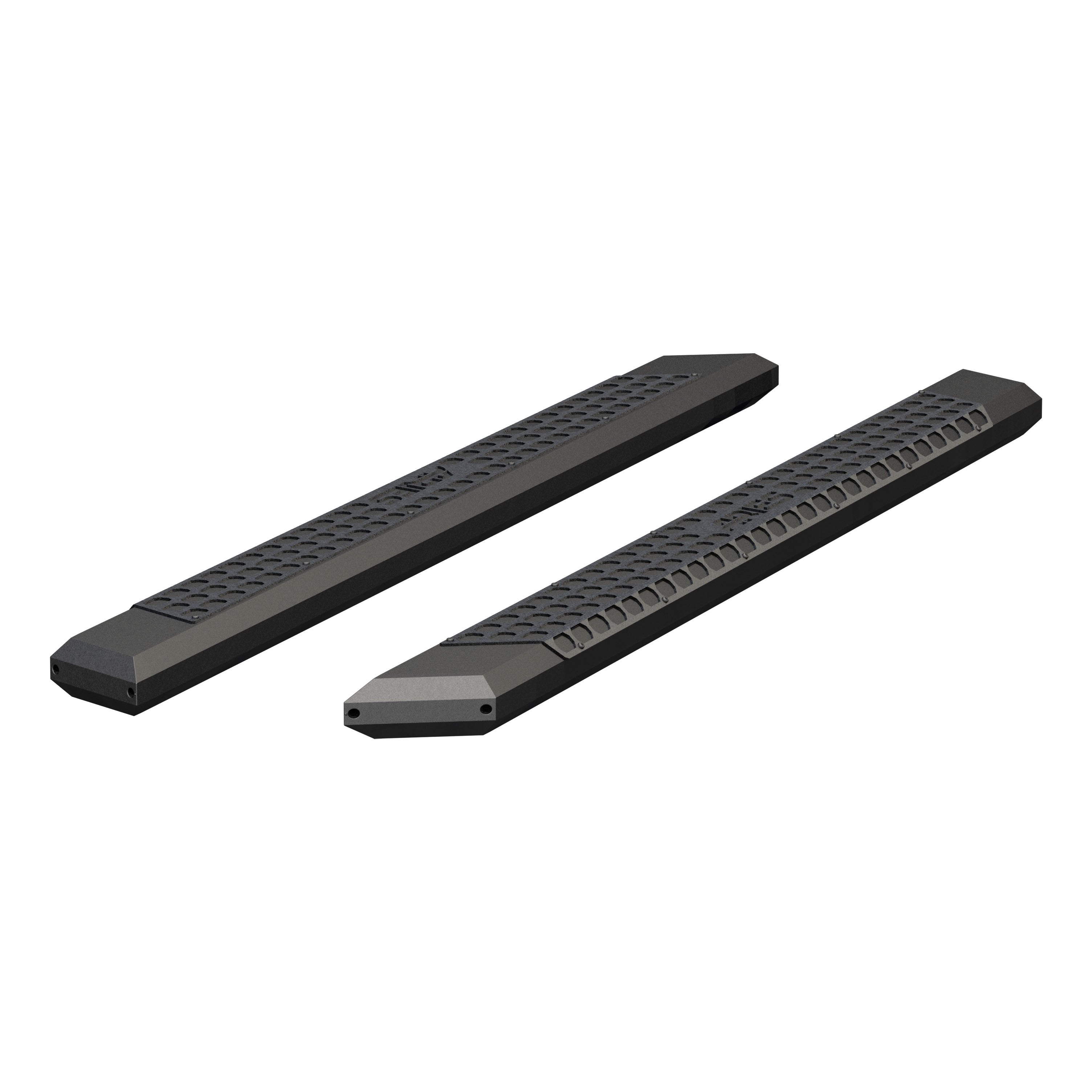 ARIES AdvantEDGE 5-1/2" x 75" Black Aluminum Side Bars (No Brackets), 1999-2026 Ford F-250/F-350 Super Duty, 2009-2026 Ford F-150, 2011-2026 Dodge Durango & more