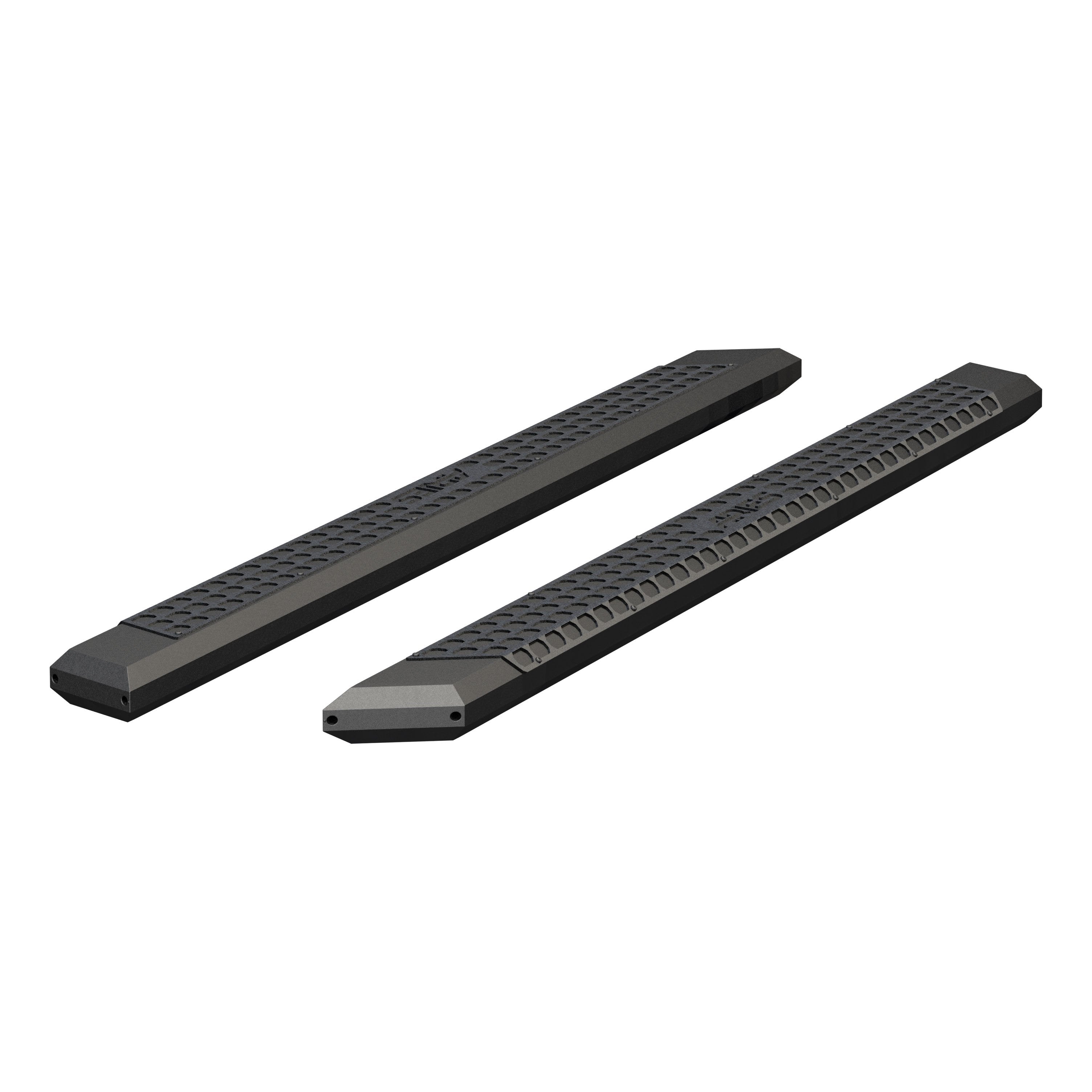ARIES AdvantEDGE 5-1/2" x 85" Black Aluminum Side Bars (No Brackets), 2007-2026 Toyota Tundra, 2009-2014 Ford F-150, 2015-2023 Toyota Tacoma & more