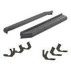 ARIES AeroTread 5" x 70" Black Stainless Running Boards, 2014-2024 Toyota 4Runner