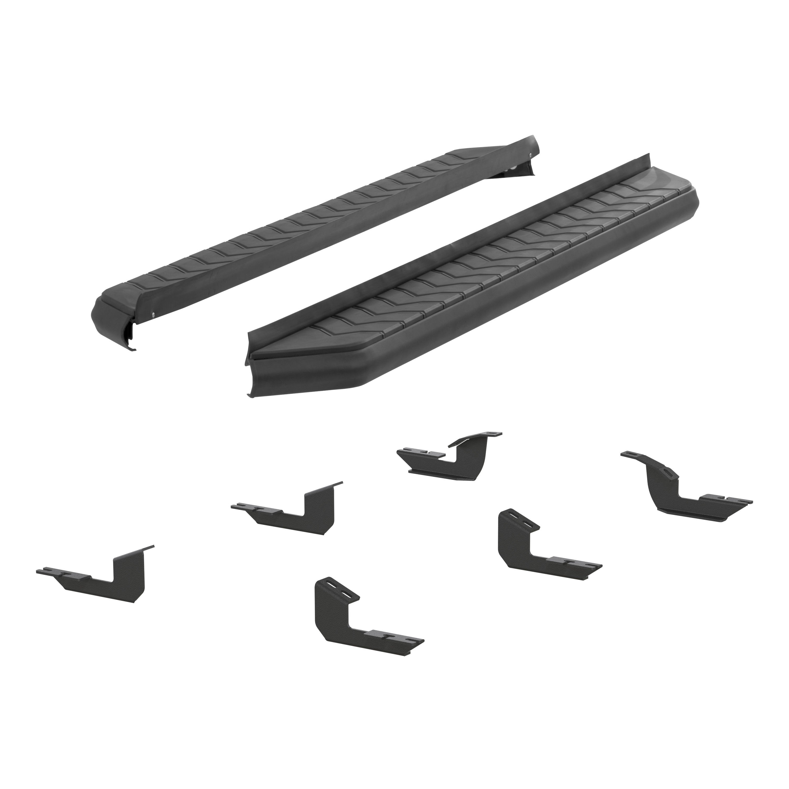 ARIES AeroTread 5" x 67" Black Stainless Running Boards, 2014-2024 Toyota 4Runner