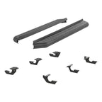 ARIES AeroTread 5" x 73" Black Stainless Running Boards, 2011-2026 Dodge Durango