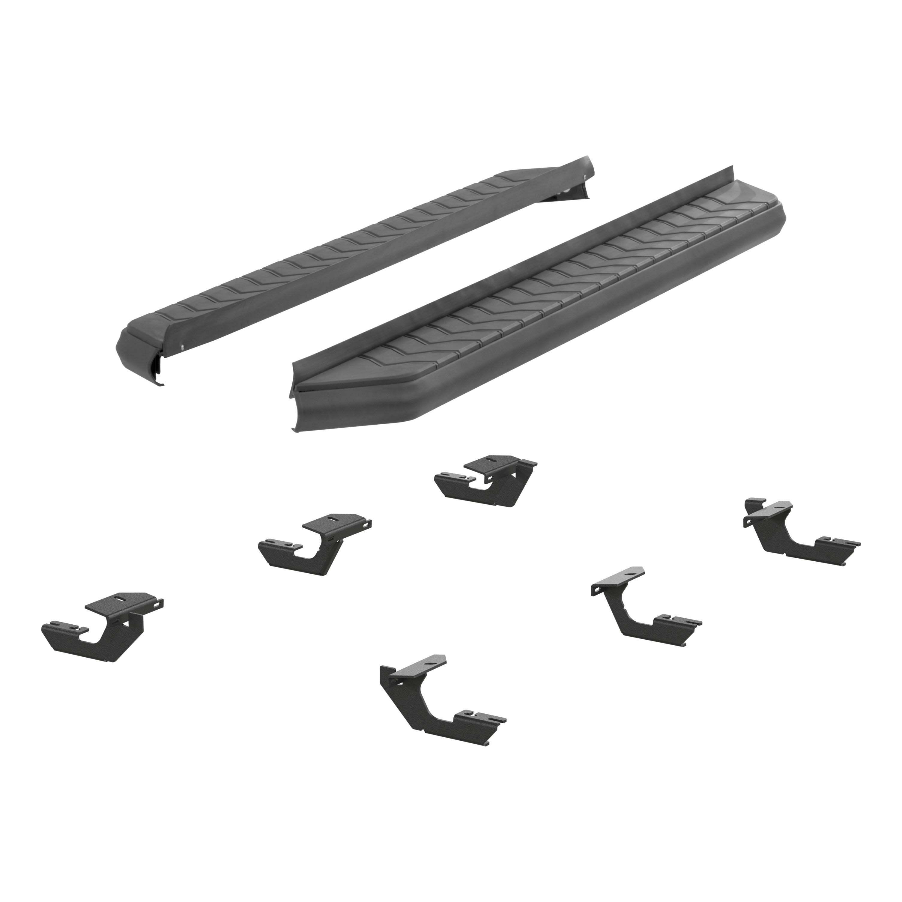 ARIES AeroTread 5" x 73" Black Stainless Running Boards, 2011-2026 Dodge Durango