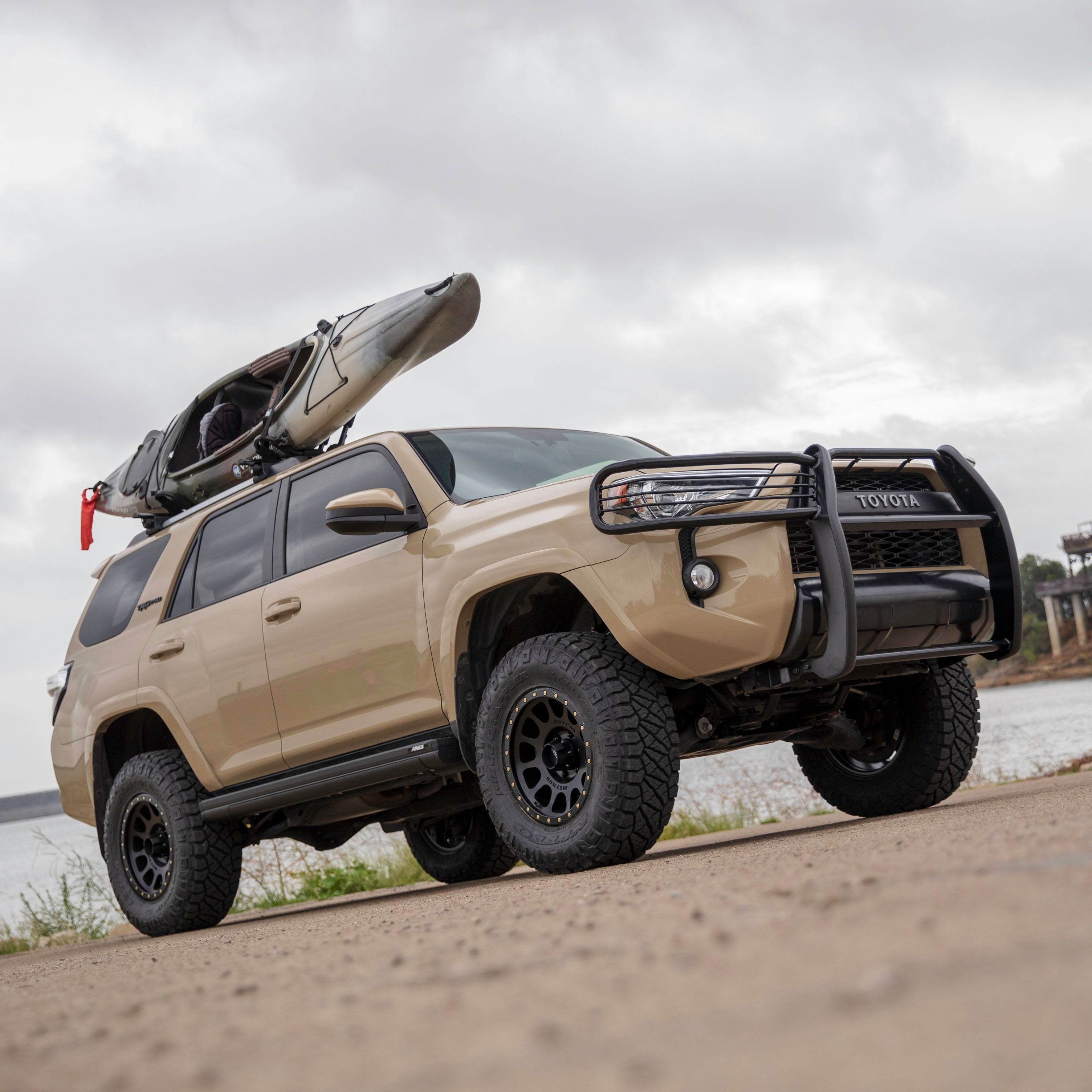 ARIES Black Steel Grille Guard, 2010-2024 Toyota 4Runner