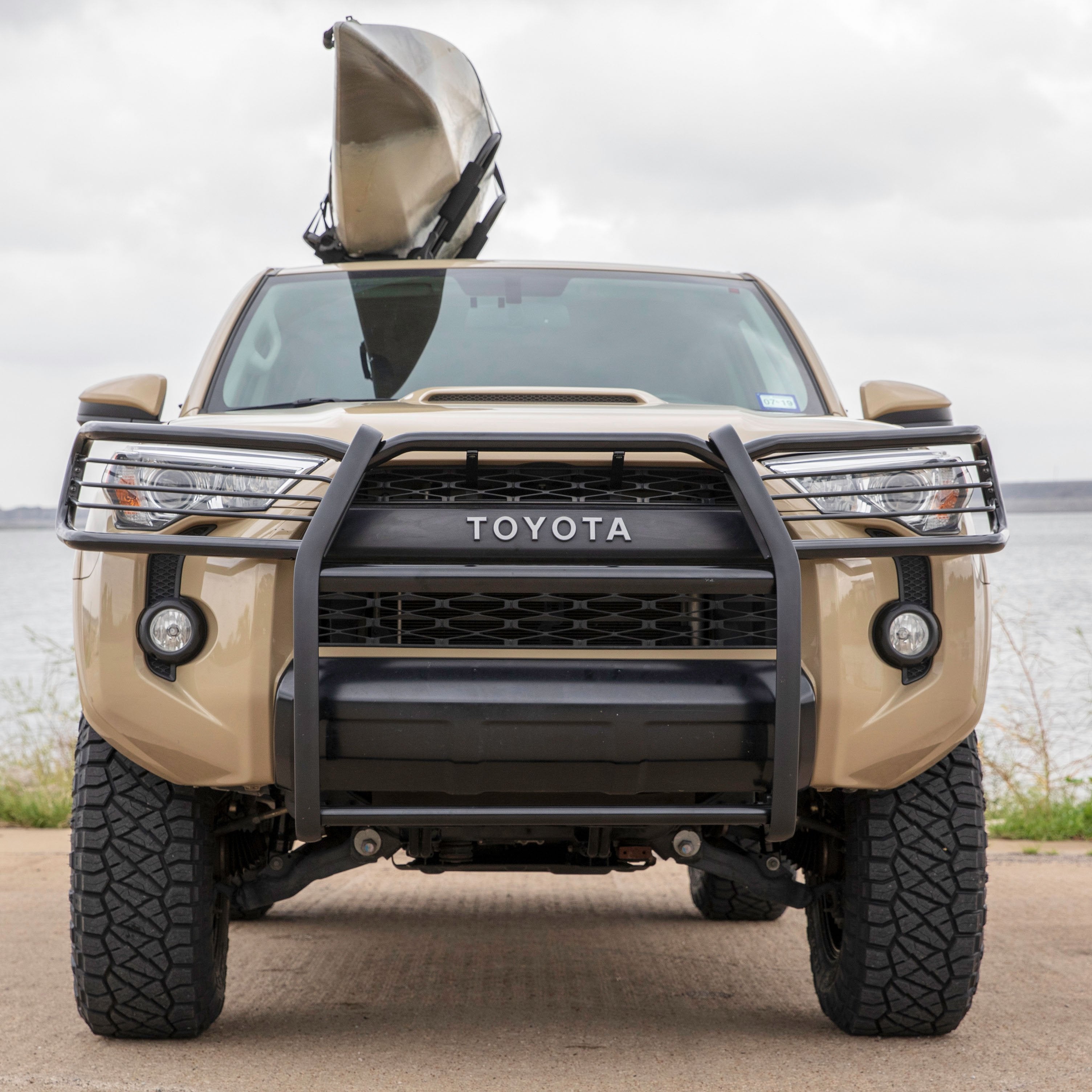 ARIES Black Steel Grille Guard, 2010-2024 Toyota 4Runner