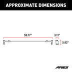 ARIES Jeep Roof Rack Crossbars for Wrangler JK (2-Pack), 2018 Jeep Wrangler