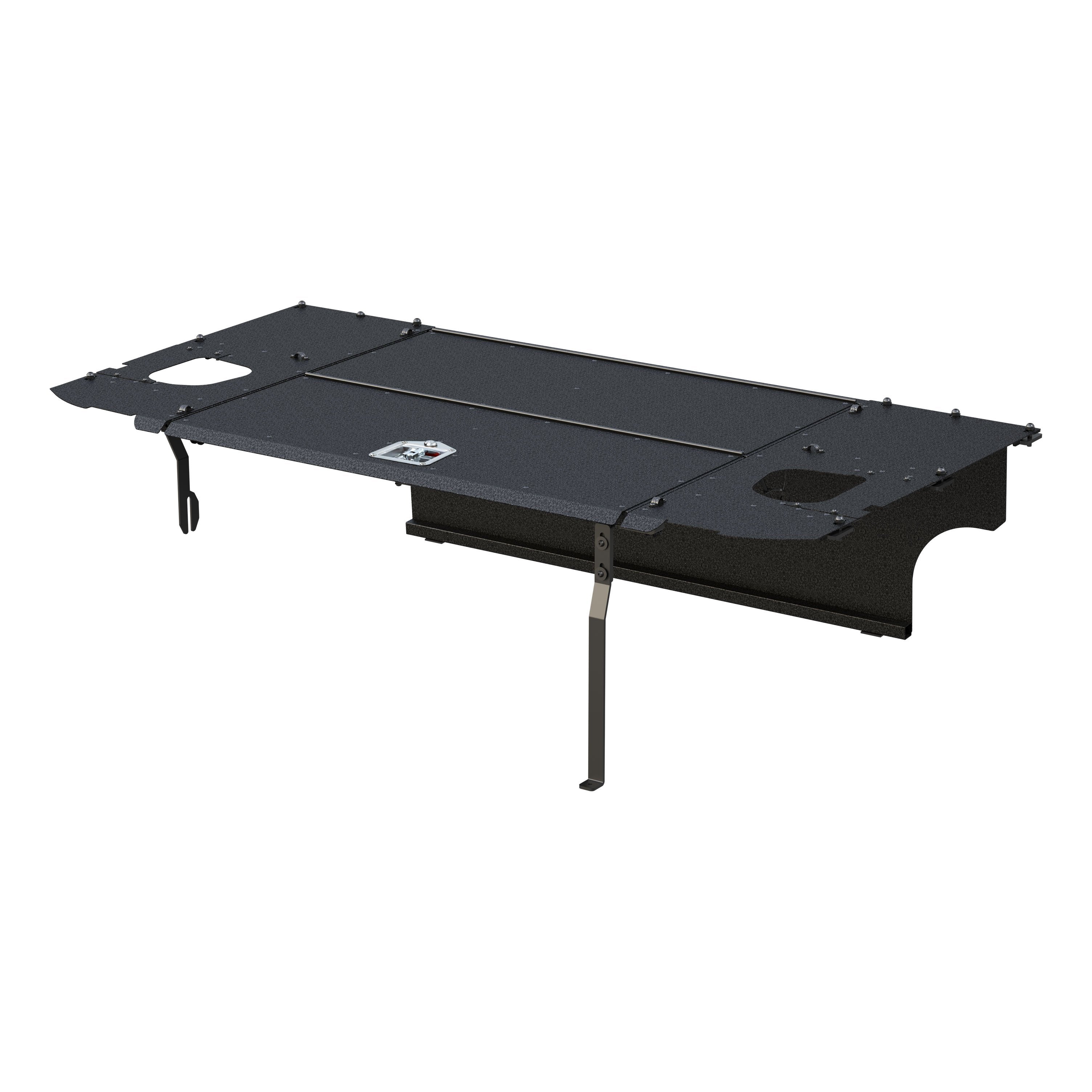 ARIES Black Aluminum Security Cargo Lid, 2018 Jeep Wrangler