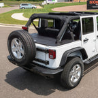 ARIES Black Aluminum Security Cargo Lid, 2018 Jeep Wrangler