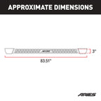 ARIES Rocker Step Running Boards, 2016-2024 Nissan TITAN XD, 2017-2024 Nissan TITAN