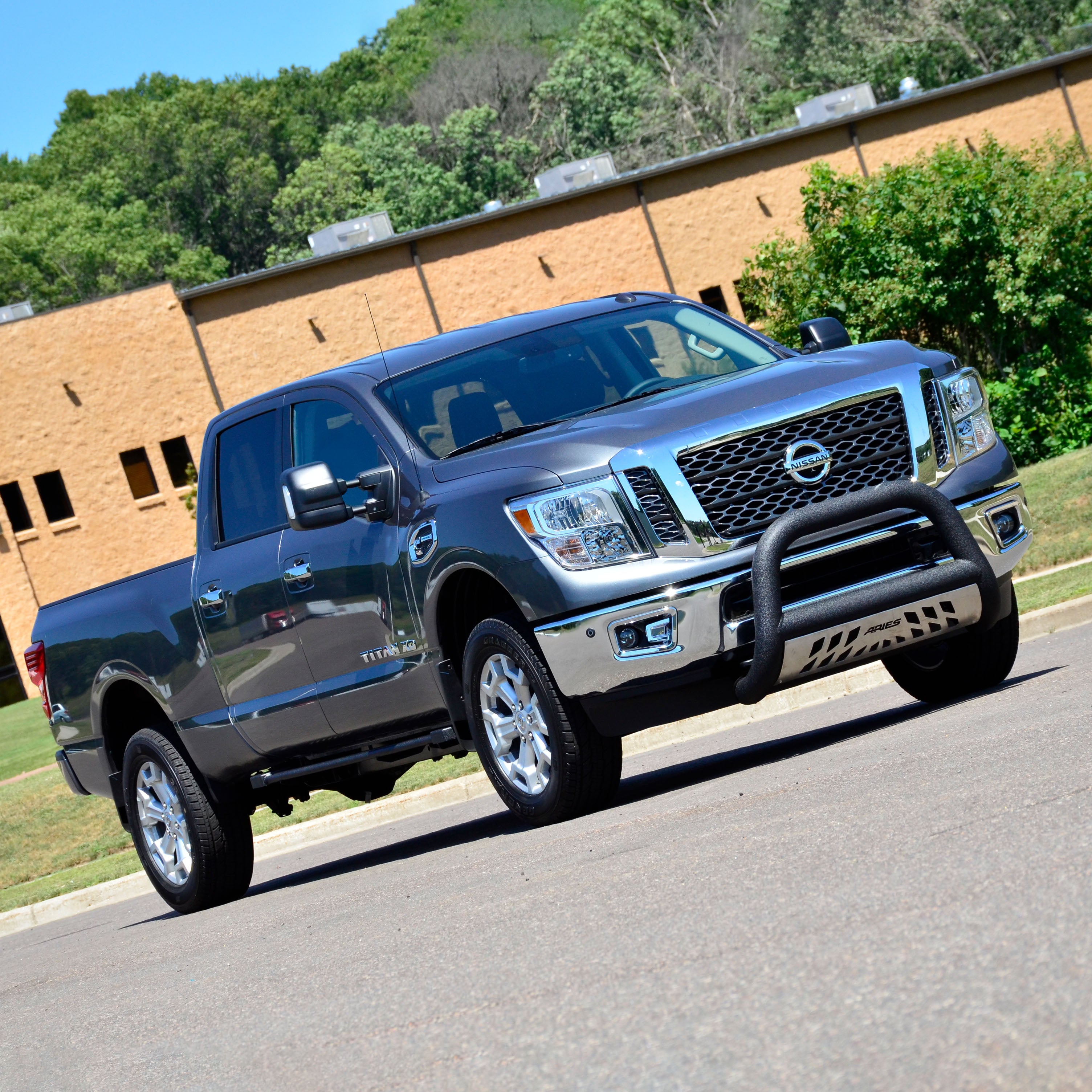 ARIES Rocker Step Running Boards, 2016-2024 Nissan TITAN XD, 2017-2024 Nissan TITAN