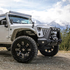 ARIES TrailChaser Jeep Wrangler JK Aluminum Front Bumper Center Section, 2018 Jeep Wrangler