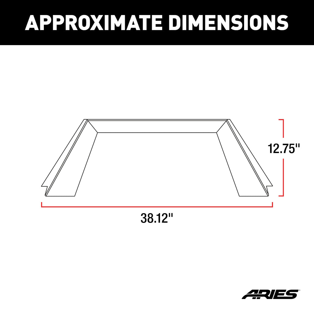 ARIES TrailChaser Jeep Wrangler Aluminum Front Bumper Angular Brush Guard, 2018-2026 Jeep Wrangler, 2020-2026 Jeep Gladiator
