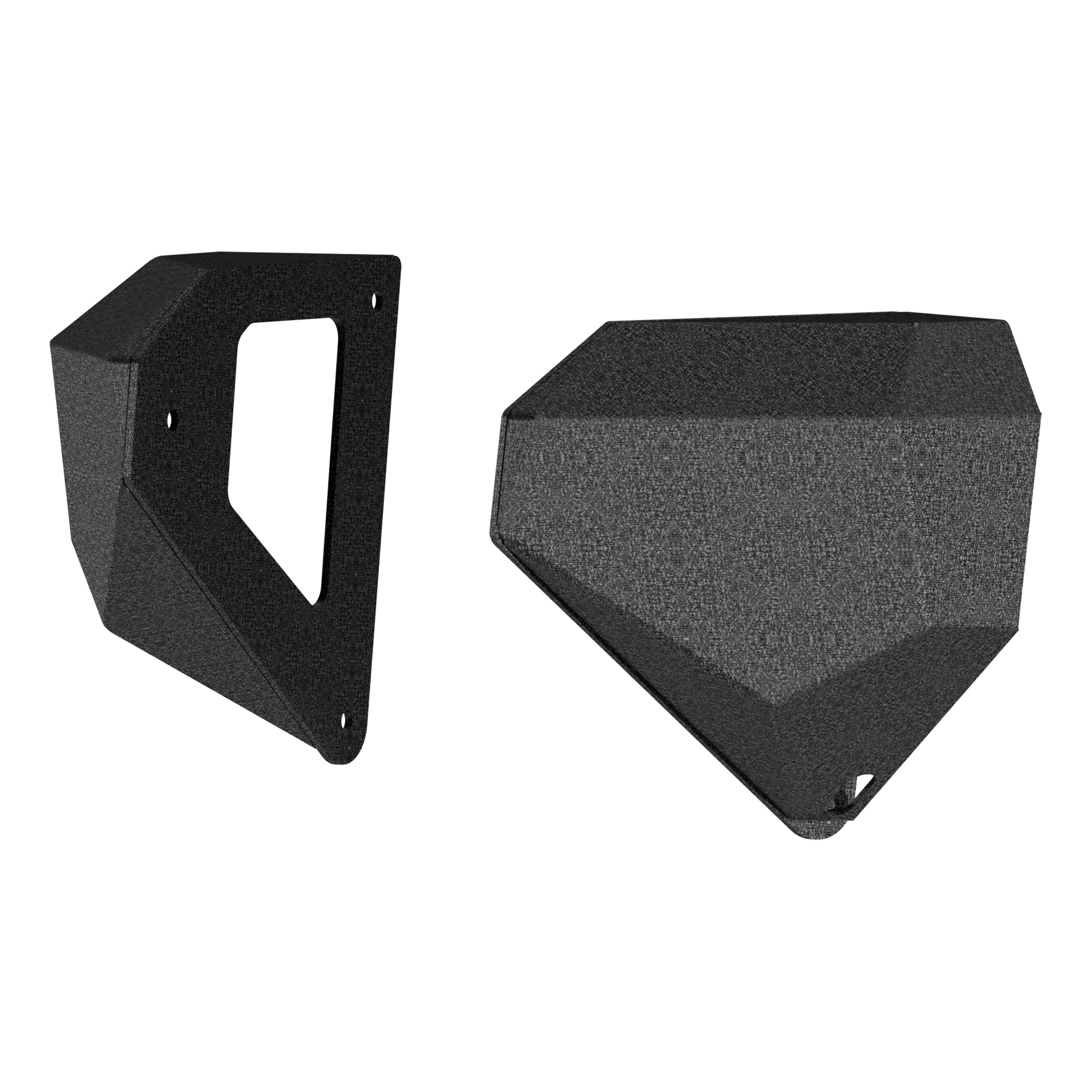 ARIES TrailChaser Jeep Wrangler, Gladiator Aluminum Front Bumper Corners, 2018-2026 Jeep Wrangler, 2020-2026 Jeep Gladiator
