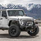 ARIES TrailChaser Jeep Wrangler, Gladiator Aluminum Front Bumper Corners, 2018-2026 Jeep Wrangler, 2020-2026 Jeep Gladiator