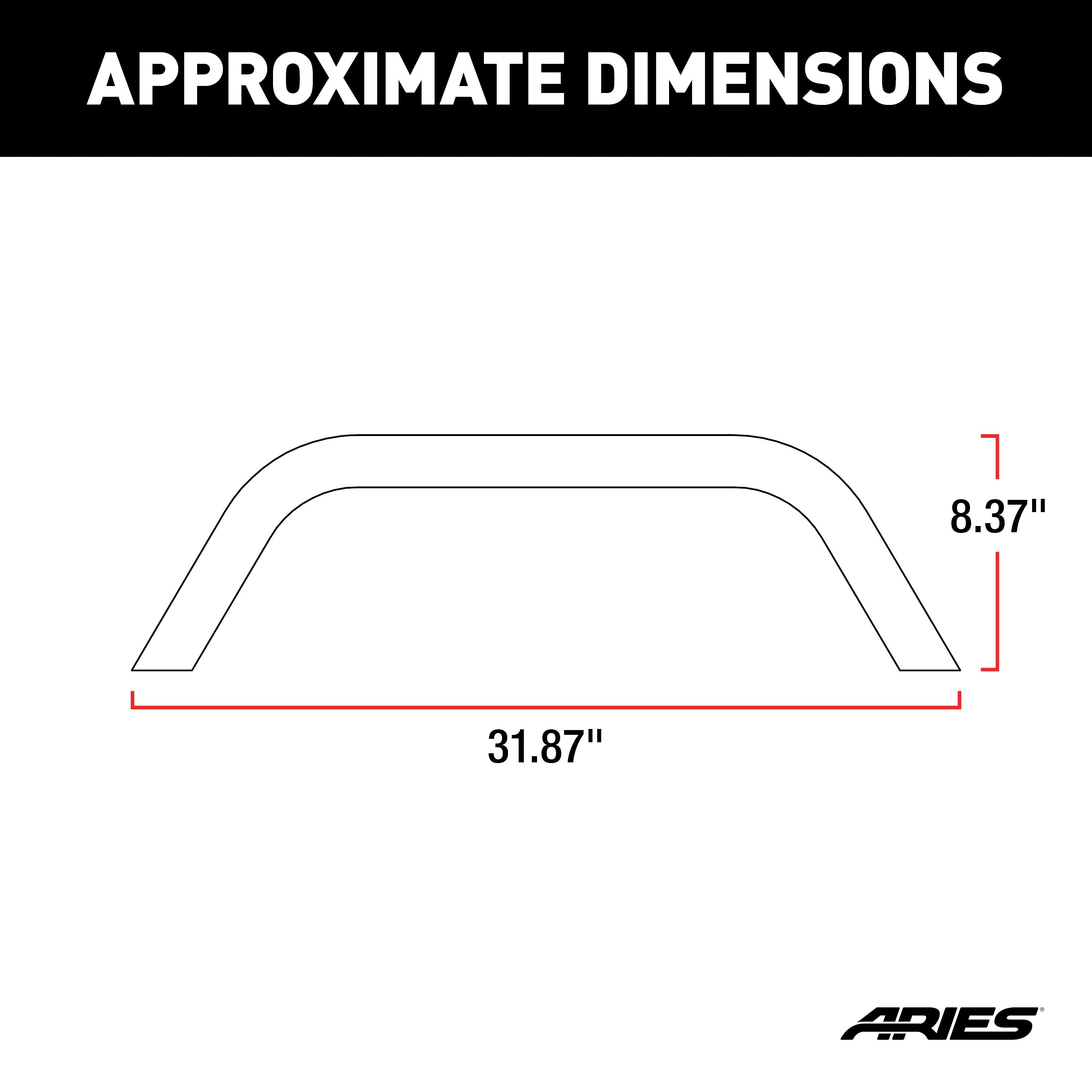ARIES TrailChaser Jeep Wrangler Aluminum Front Bumper Round Brush Guard, 2018-2026 Jeep Wrangler