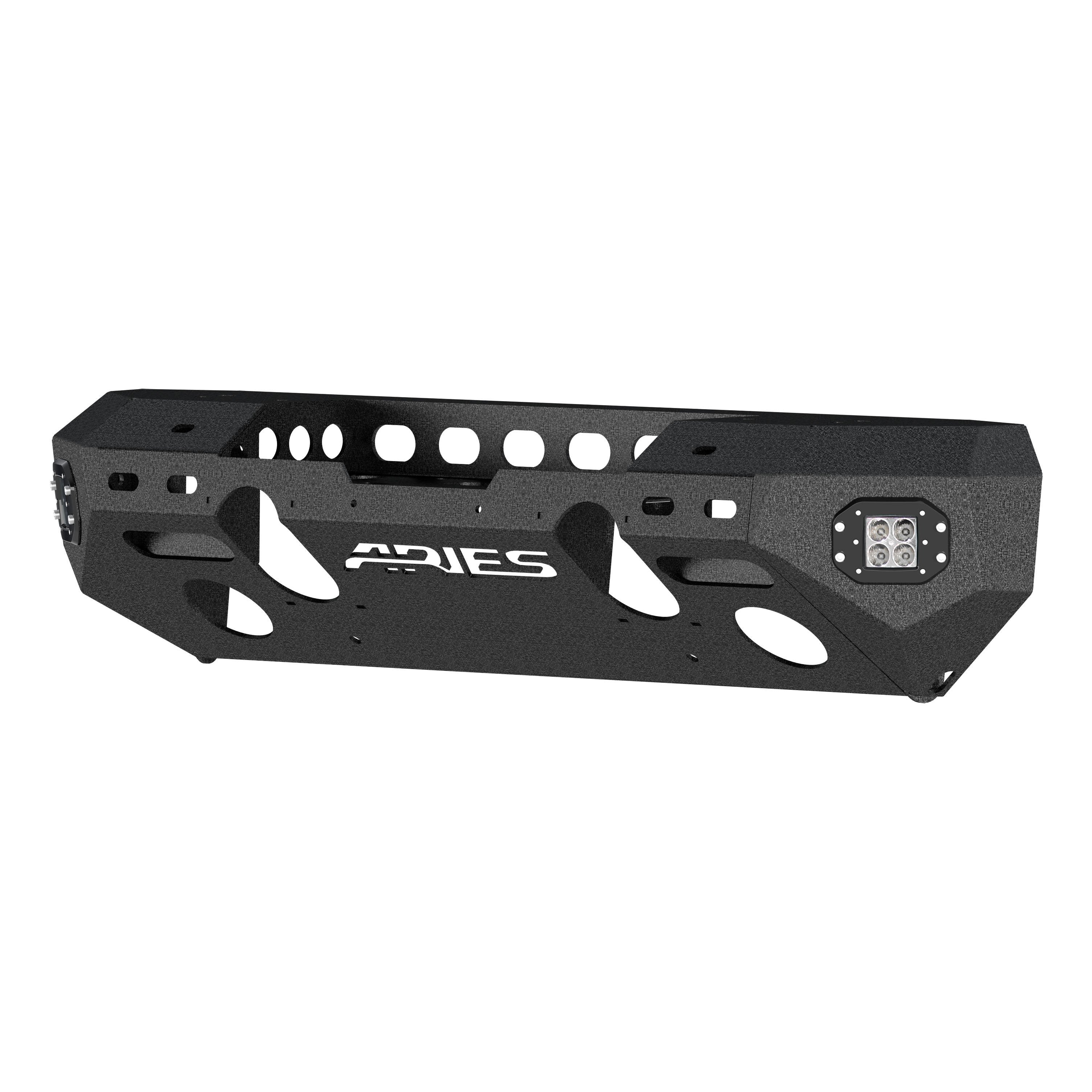 ARIES TrailChaser Jeep Wrangler JK Aluminum Front Bumper (Option 5), 2018 Jeep Wrangler