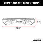 ARIES TrailChaser Jeep Wrangler JK Aluminum Front Bumper (Option 6), 2018 Jeep Wrangler