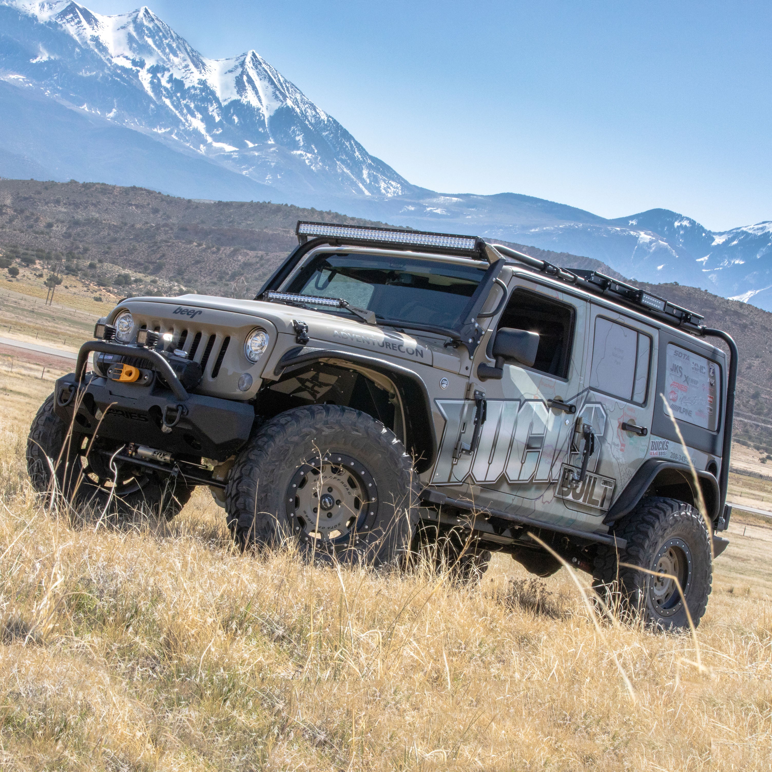 ARIES TrailChaser Jeep Wrangler JK Aluminum Front Bumper (Option 4), 2018 Jeep Wrangler