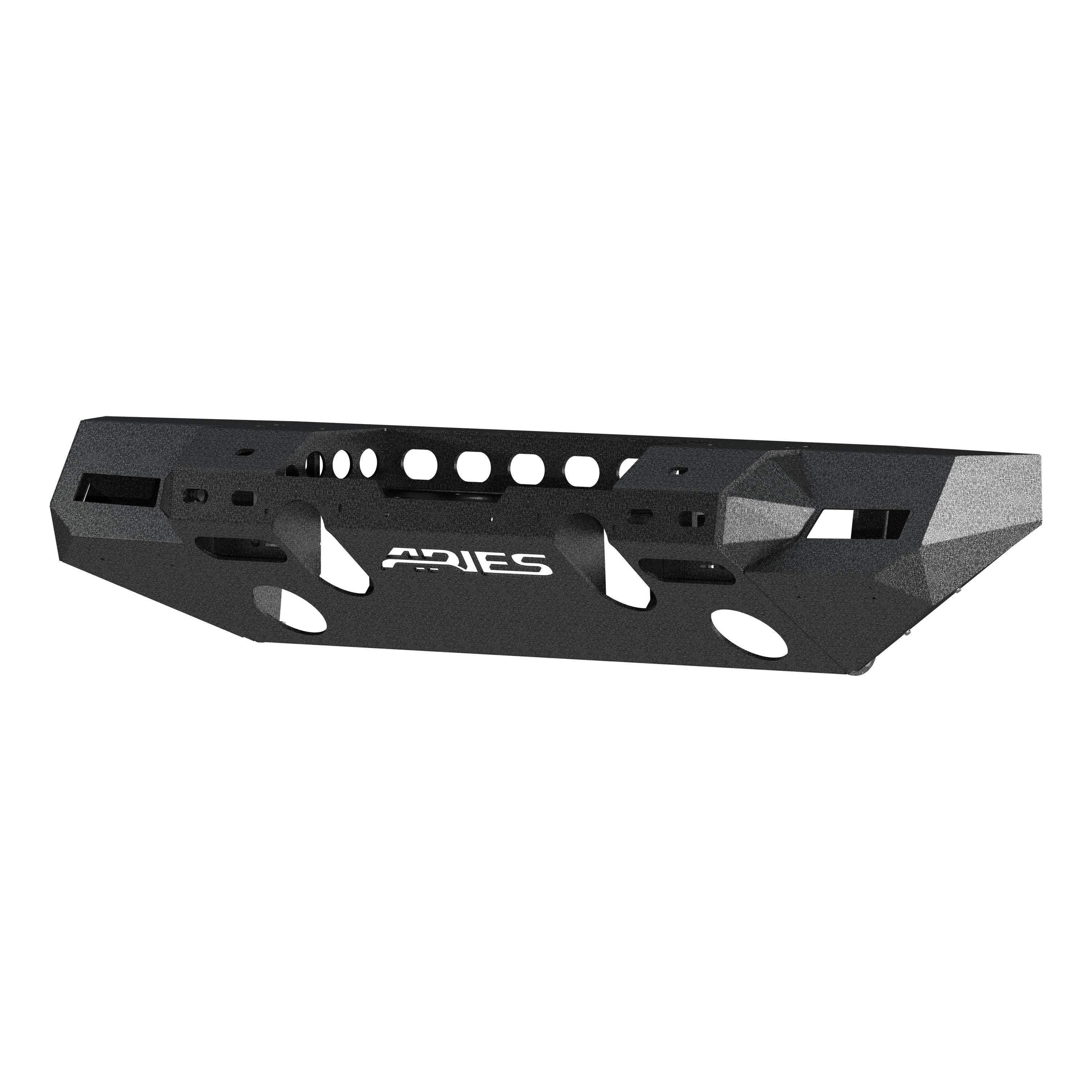 ARIES TrailChaser Jeep Wrangler JL, Gladiator Aluminum Front Bumper (Option 7), 2018-2026 Jeep Wrangler, 2020-2026 Jeep Gladiator