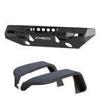 ARIES TrailChaser Jeep Wrangler JL Aluminum Front Bumper with Fender Flares (Option 7), 2018-2026 Jeep Wrangler