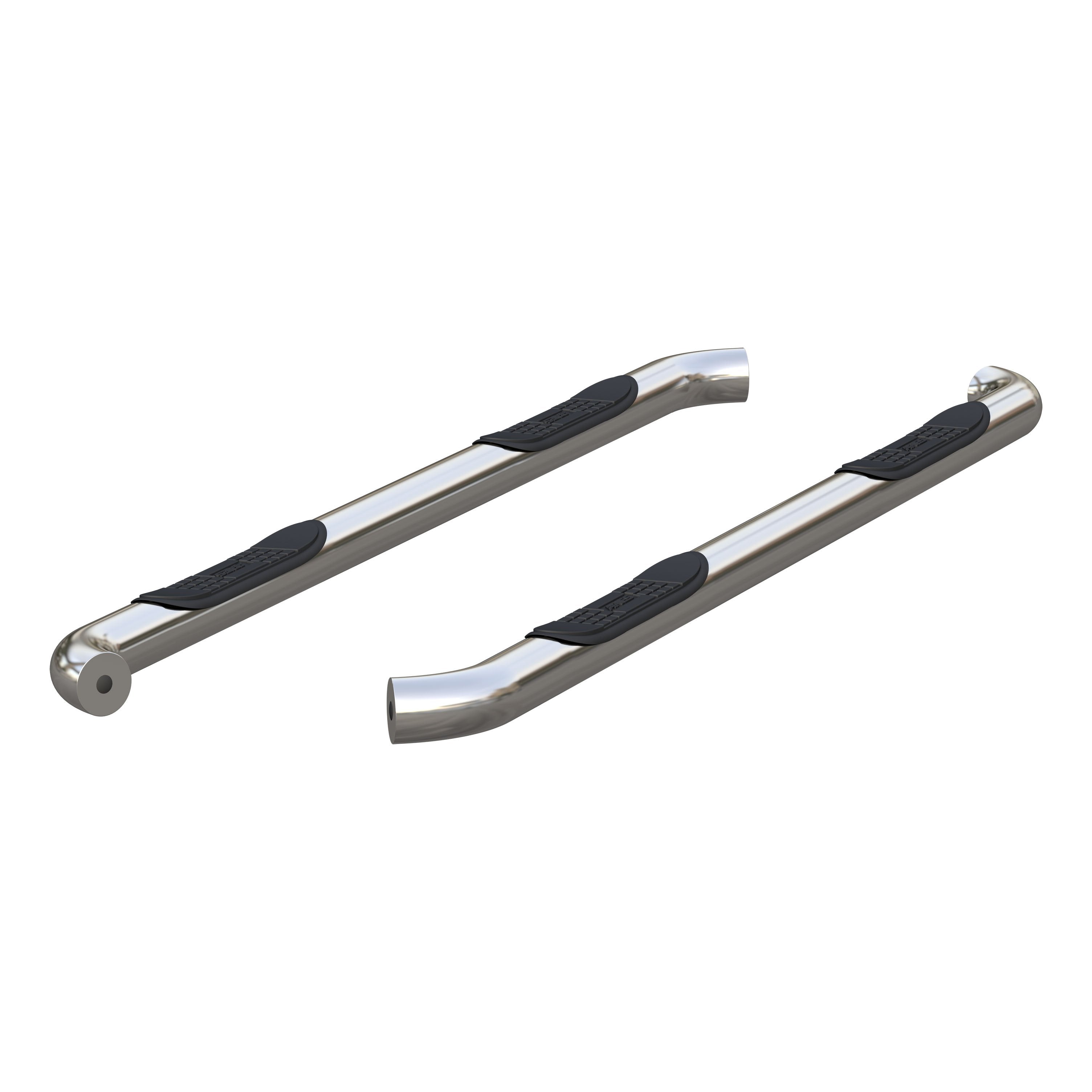 ARIES 3" Round Polished Stainless Side Bars, 2022-2026 Nissan Frontier