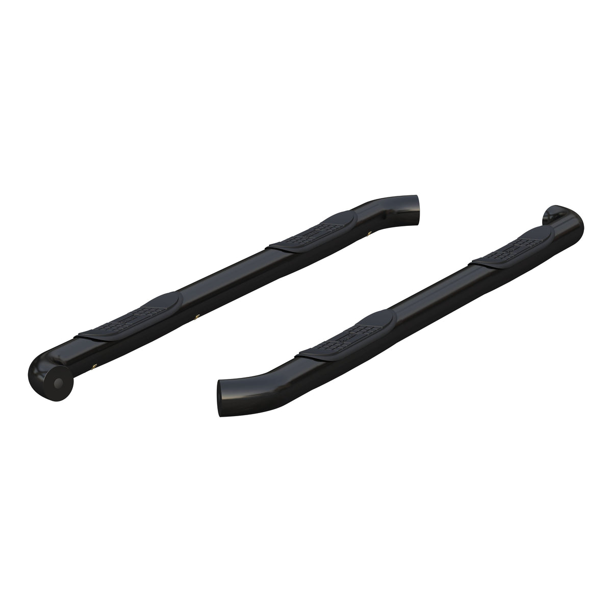 ARIES 3" Round Black Steel Side Bars, 2022-2026 Nissan Frontier