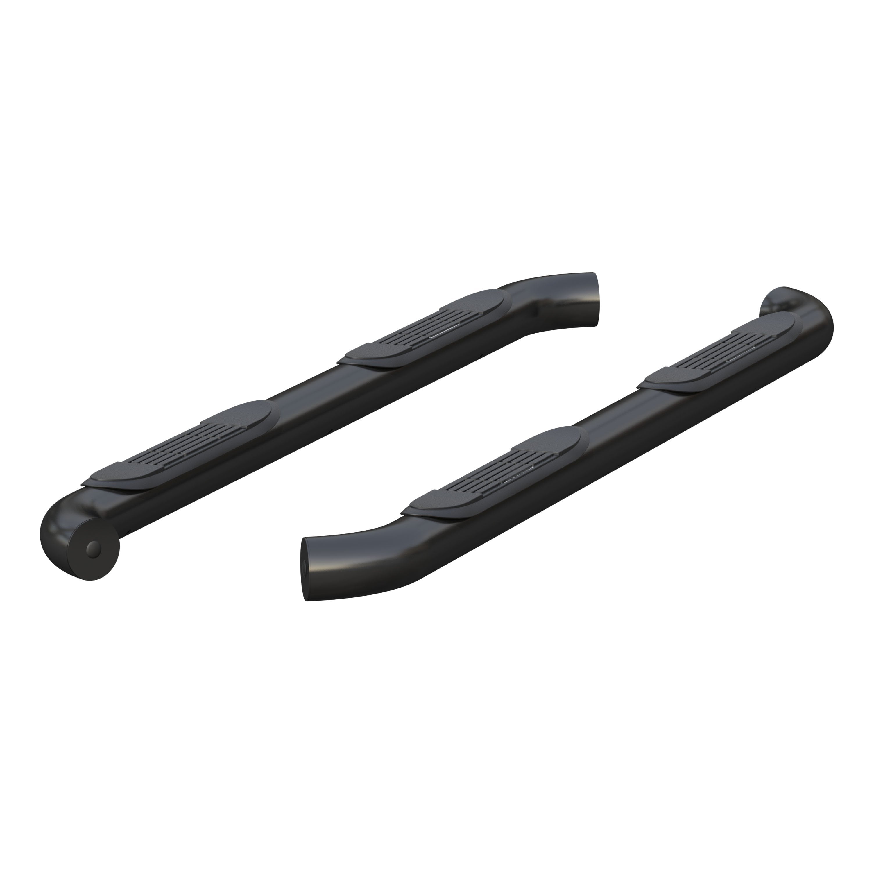 ARIES 3" Round Black Steel Side Bars, 2021-2026 Ford Bronco Sport