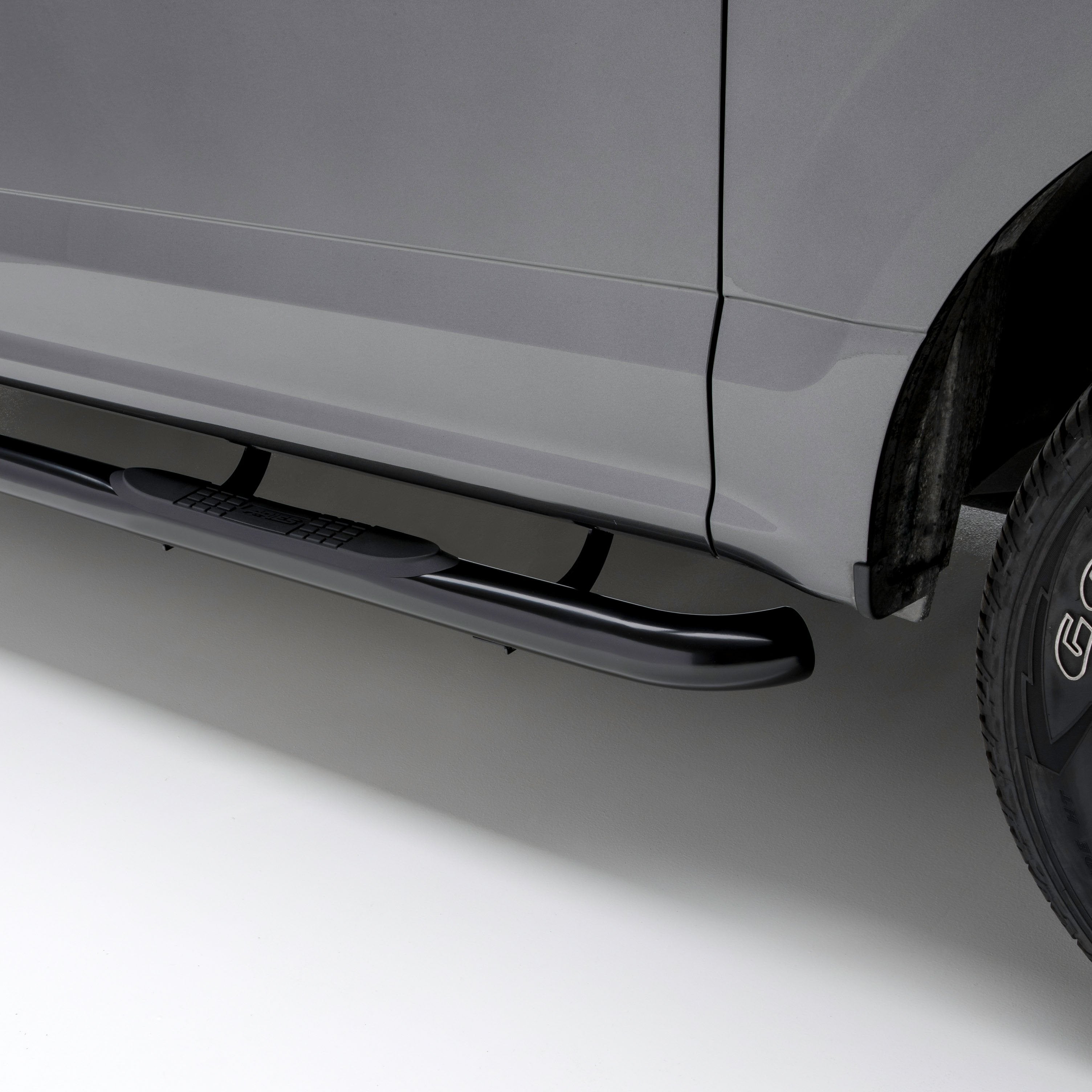 ARIES 3" Round Black Steel Side Bars, 2021-2026 Ford Bronco