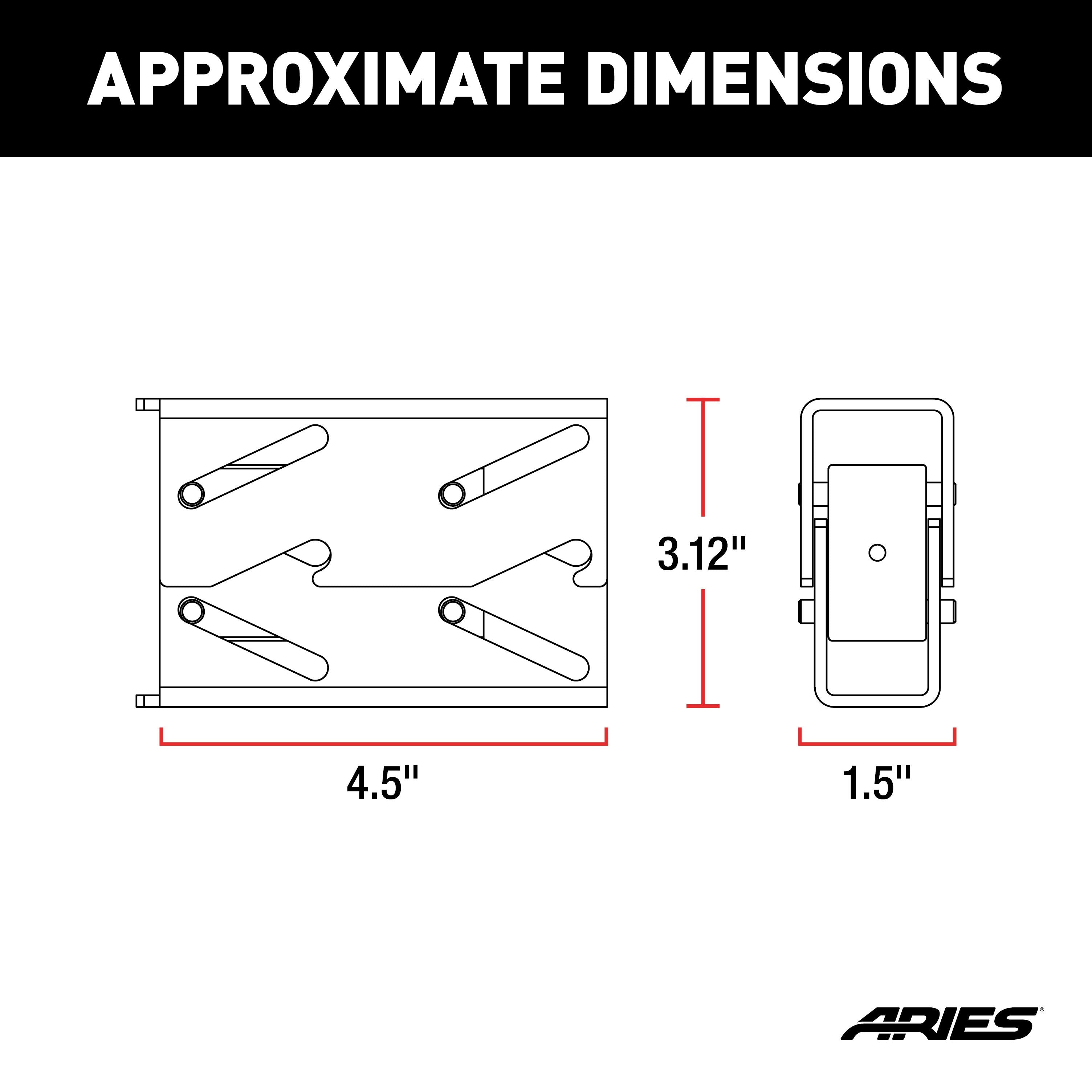 ARIES Replacement Headache Rack Stake Pocket Anchors (2-Pack)