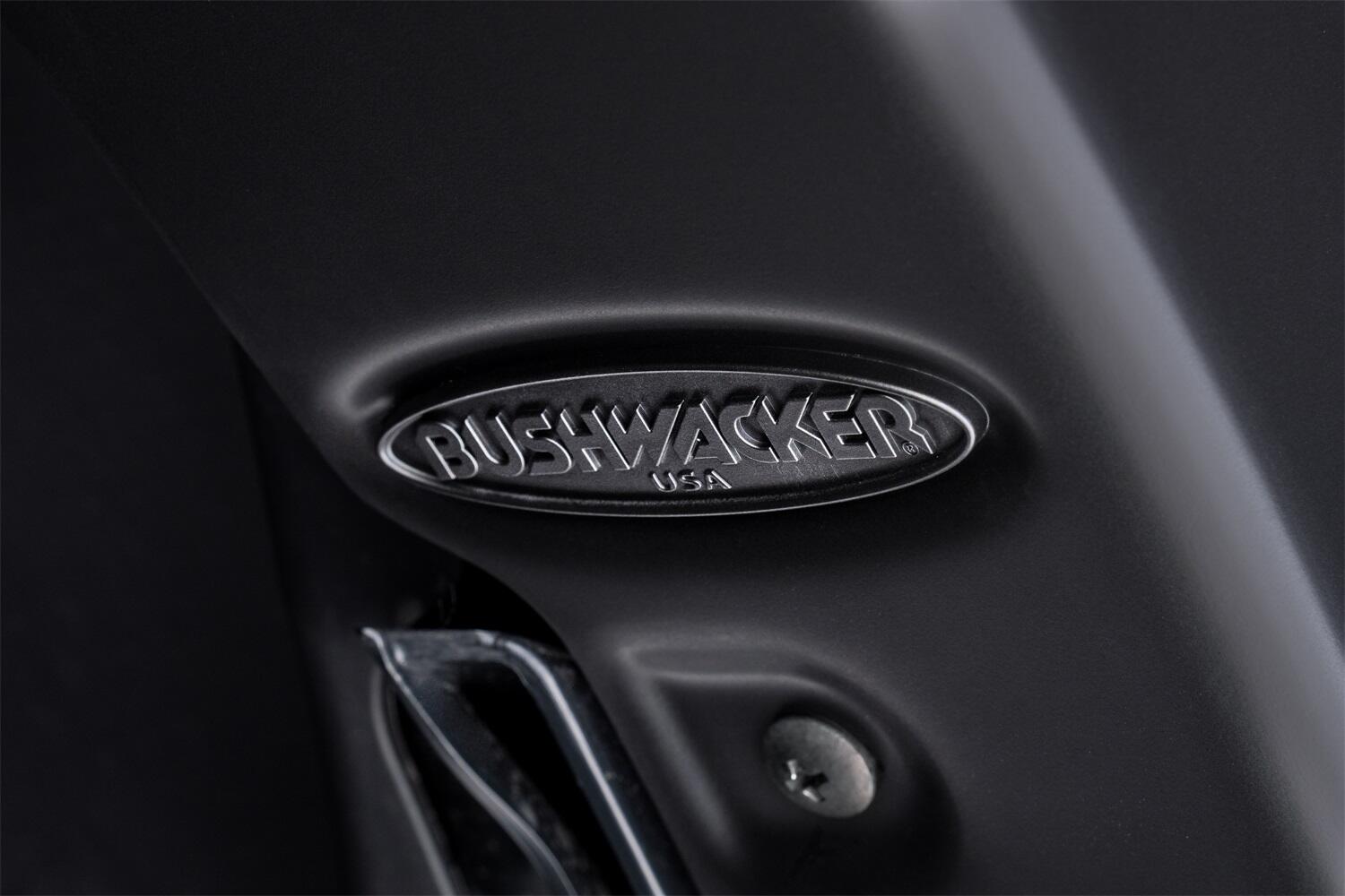 Black Pocket/Rivet Style Smooth Finish 4-Piece Fender Flare Set For 2015-2017 Ford F150 (Excludes Models W/Tech Package) Bushwacker