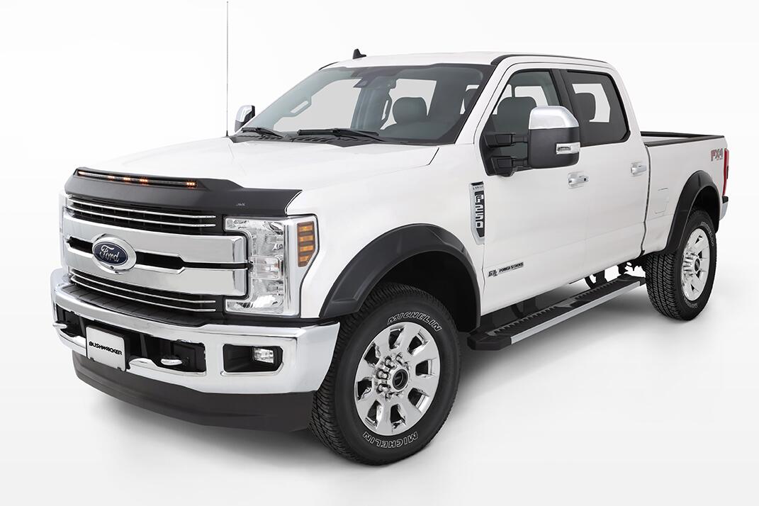 Drt Style Fender Flares Front And Rear For 2017-2022 Ford F250 Super Duty, F350 Super Duty Bushwacker