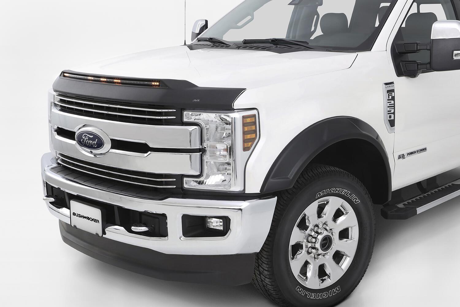 Drt Style Fender Flares Front And Rear For 2017-2022 Ford F250 Super Duty, F350 Super Duty Bushwacker