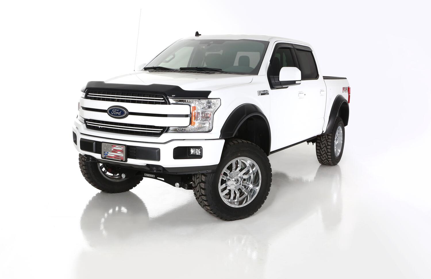 Drt Style Fender Flares Front And Rear For 2015-2017 Ford F150 Bushwacker