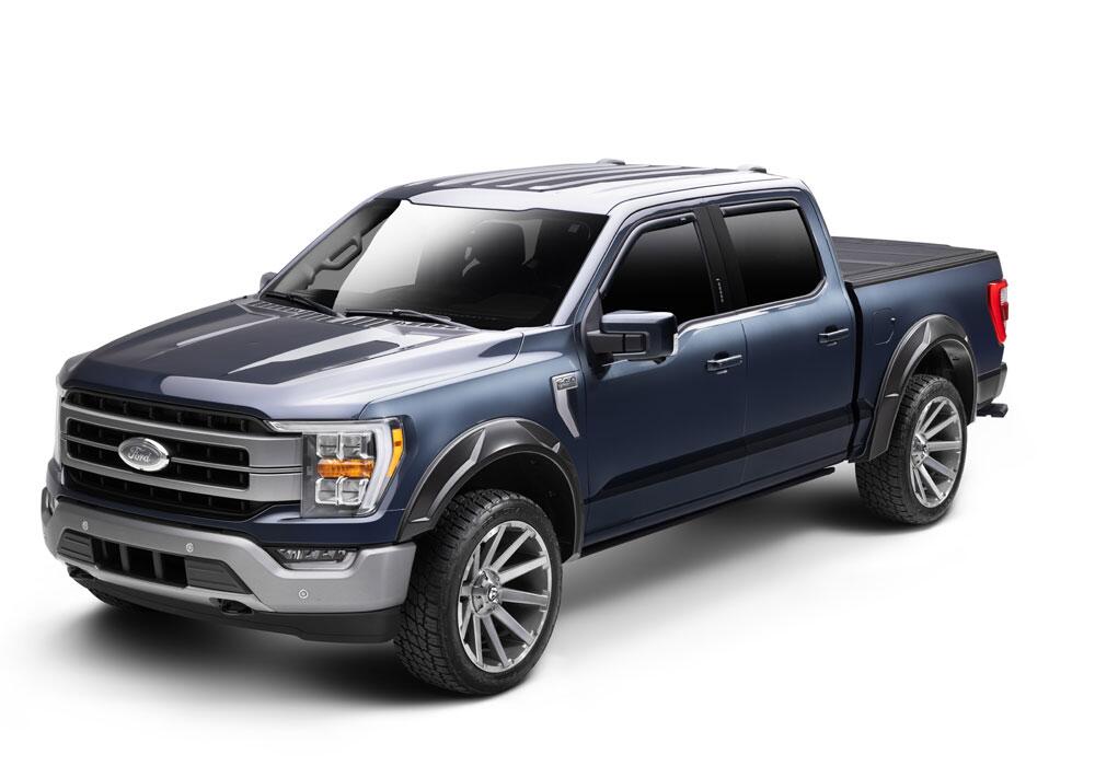 Drt Style Fender Flares Front And Rear 21-26 Ford F150 Will Not Fit Lightning Bushwacker