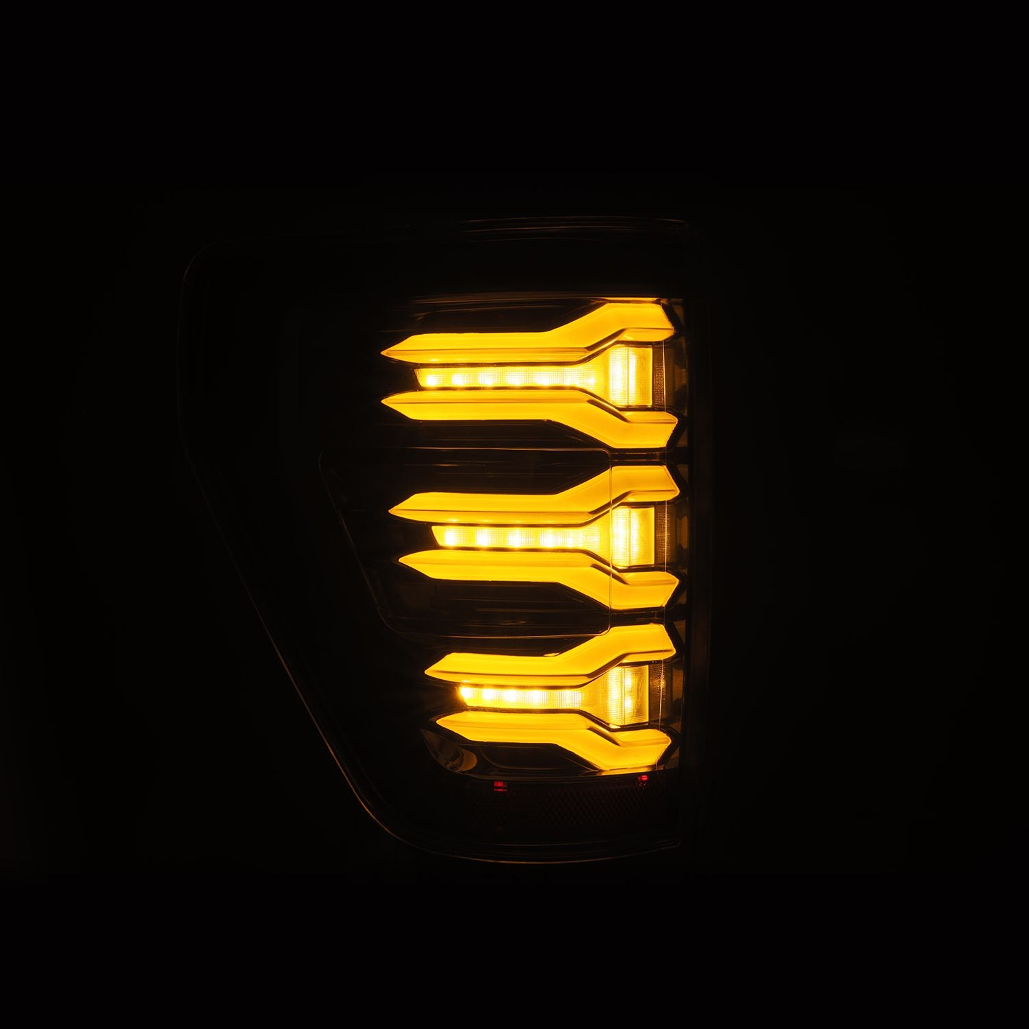 21-22 Ford F150 LUXX-Series LED Taillights Alpha-Black - Apollo Off-Road