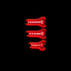 21-22 Ford F150 LUXX-Series LED Taillights Alpha-Black - Apollo Off-Road